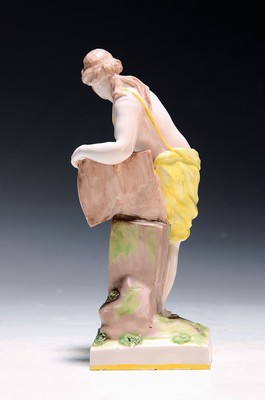 Image Porcelain figure, Frankenthal, design probably Adam Bauer, allegorical figure, probably ...