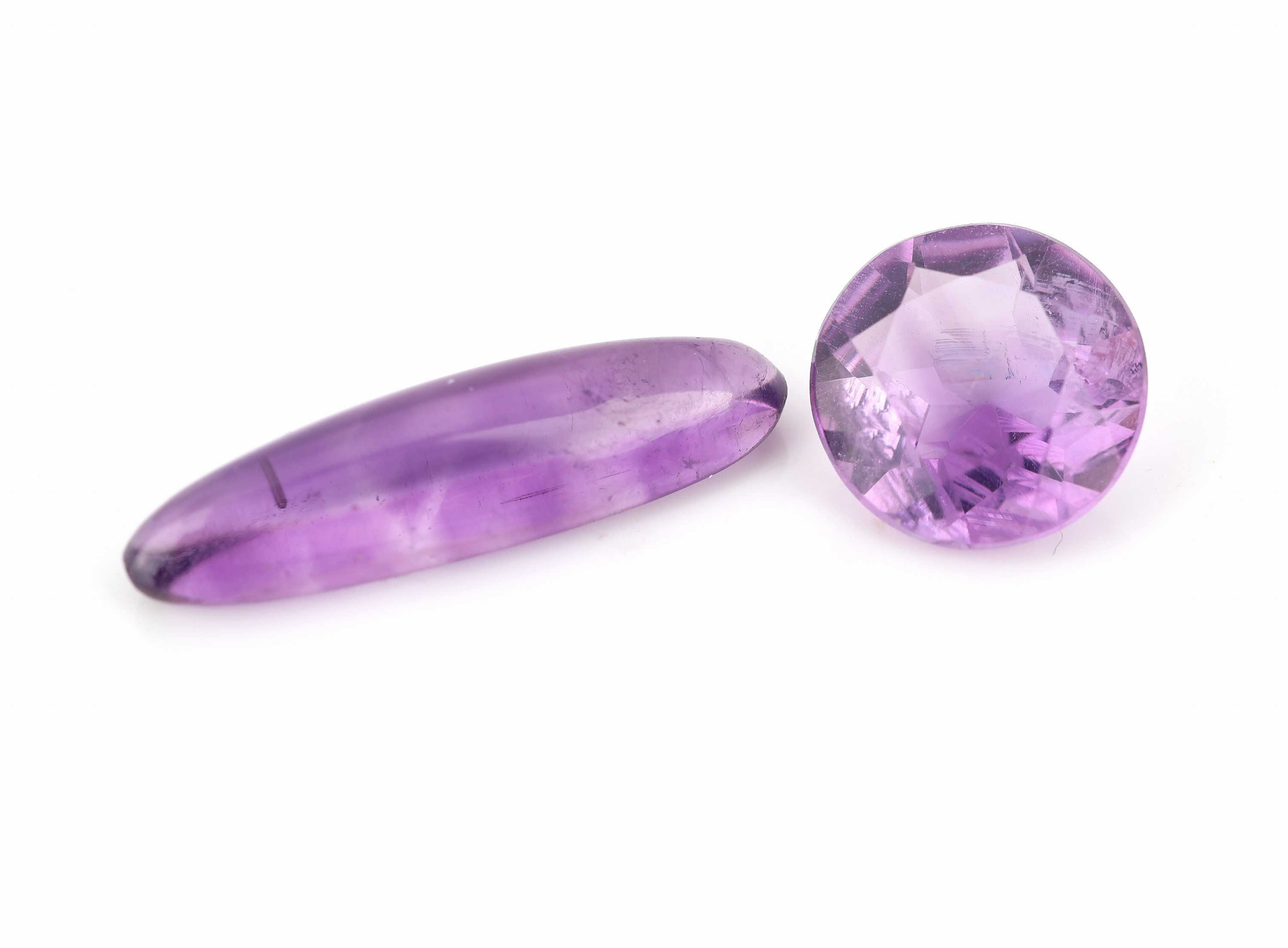 Detail a: Lot lose Amethyste zus. 694.0 ct, versch. Schliffformen
