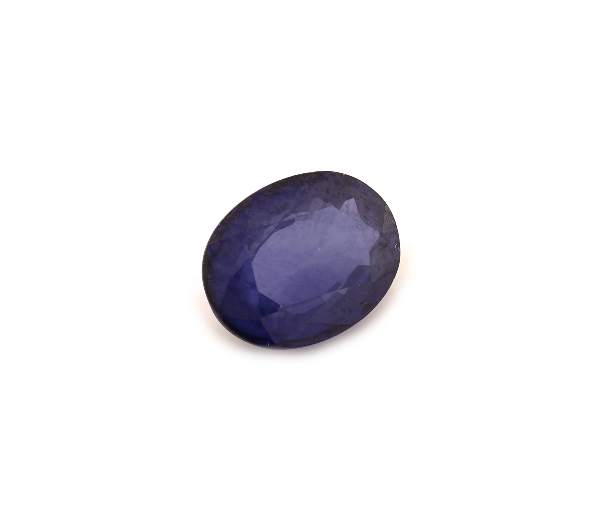 Detail a: Loser ovalfacett. Saphir 1.51 ct, ca. 7.5 x 6 x 3 mm