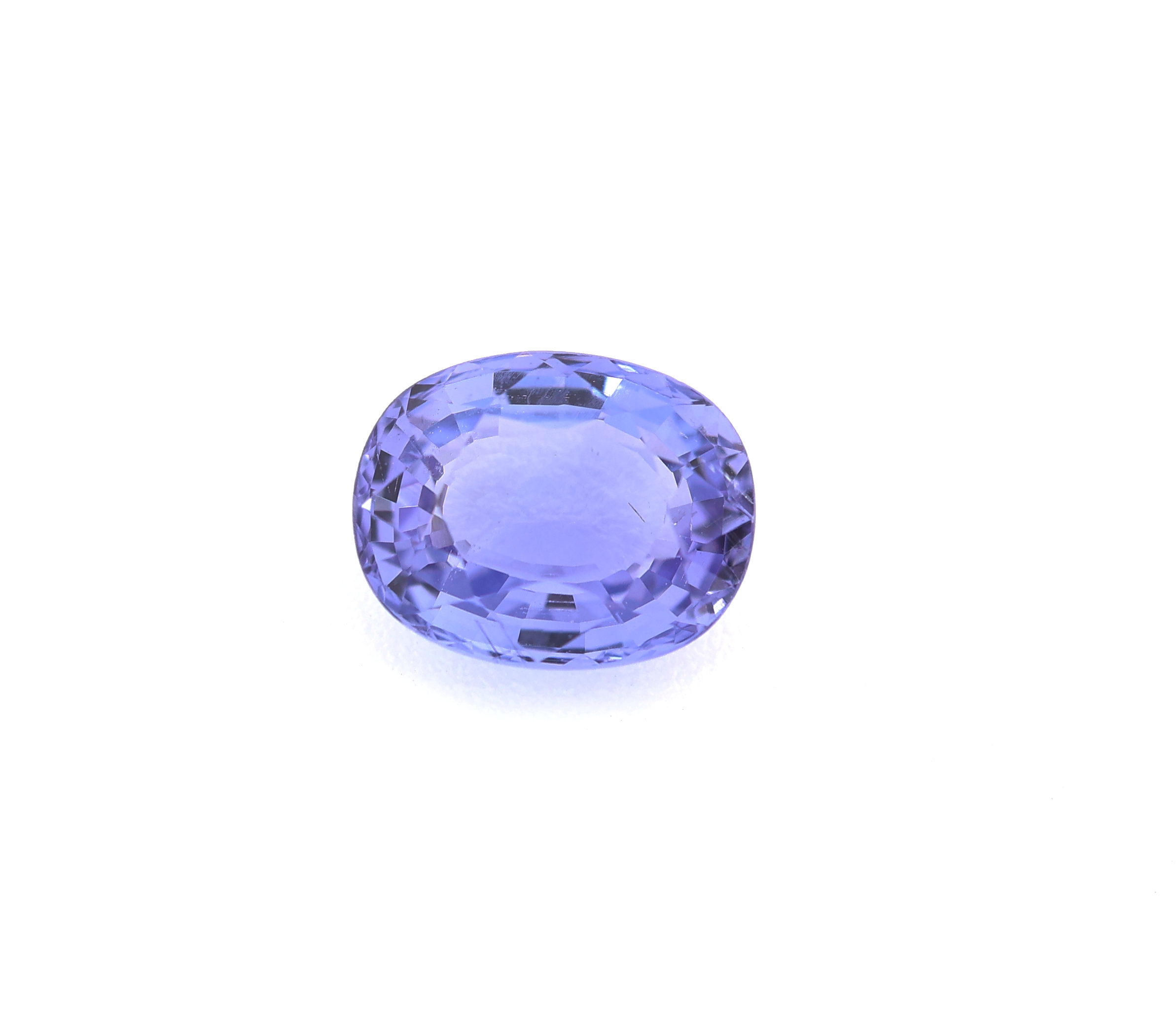Loser Tansanit, ovalfacett., 1.26 ct, ca. 7 x 6 x 4 mm