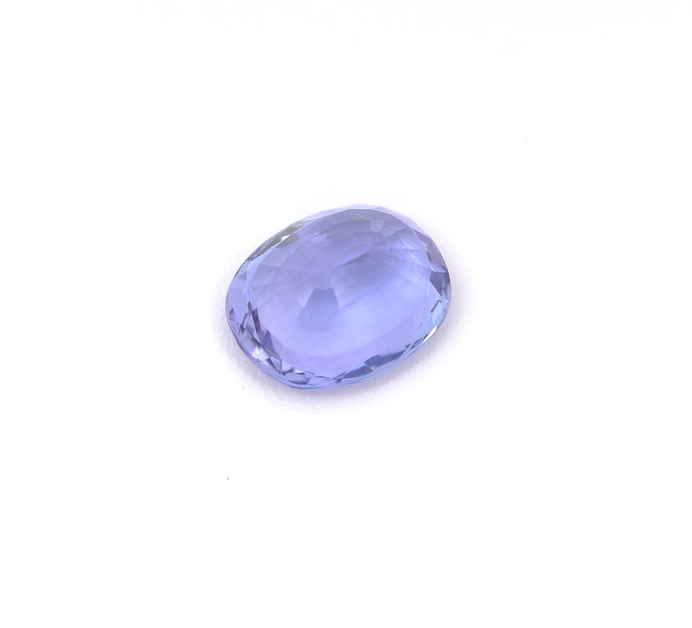 Detail a: Loser Tansanit, ovalfacett., 1.26 ct, ca. 7 x 6 x 4 mm