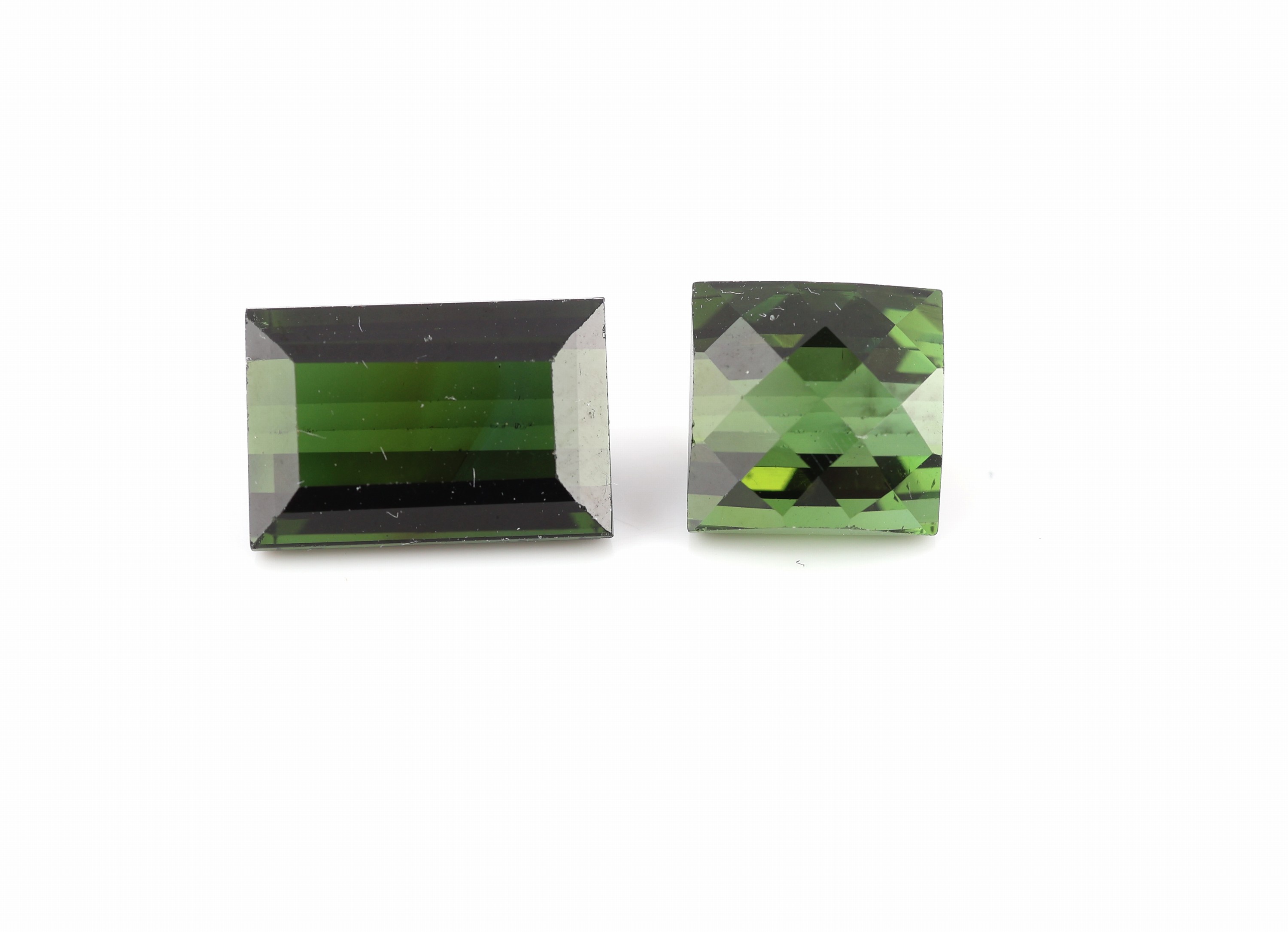 Detail a: Lot 11 lose Turmaline zus. ca. 32.90 ct, gute Farbe, versch. Schliffformen