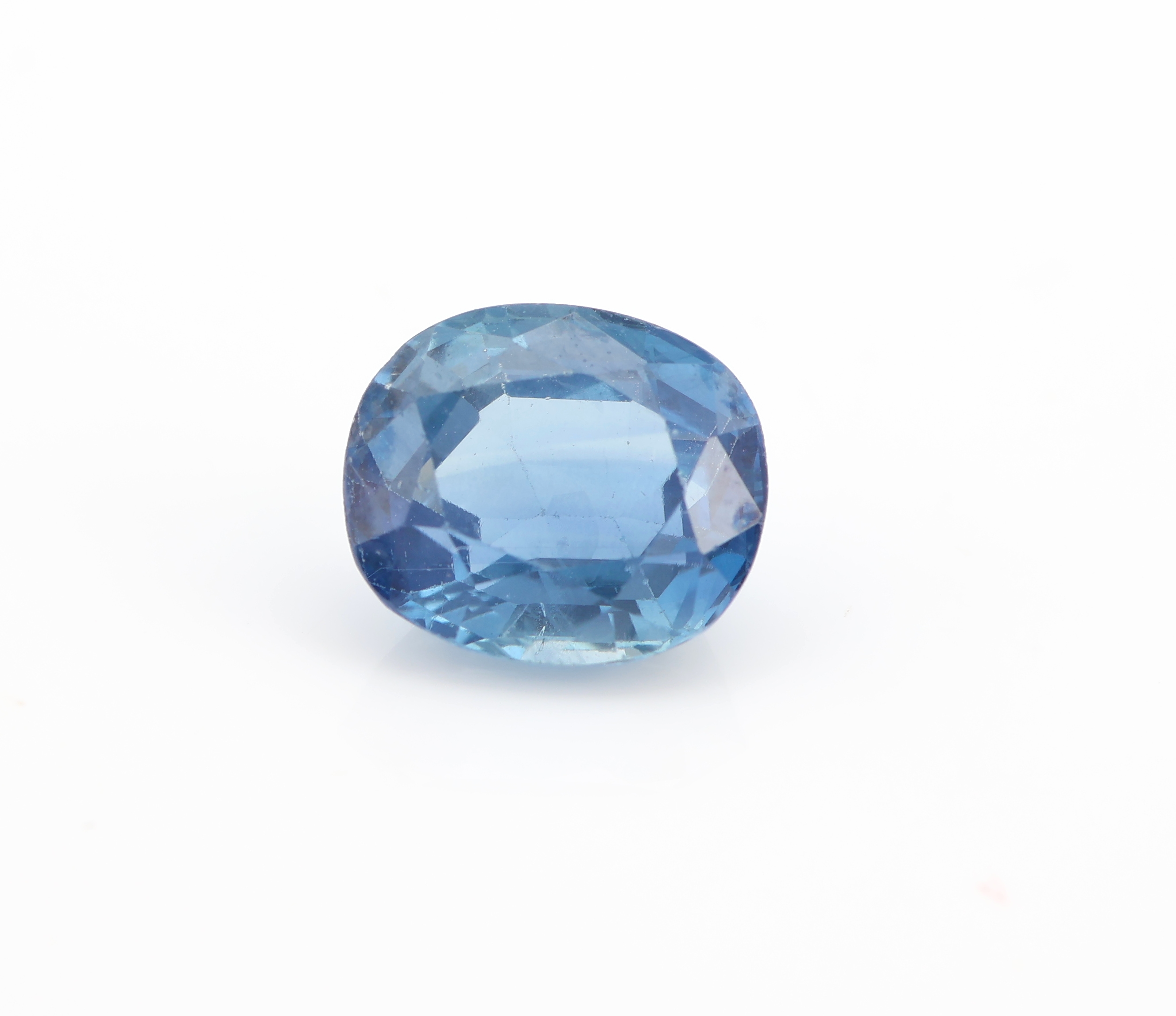 Loser ovalfacett. Saphir 3.22 ct, ca. 9 x 8 x 5 mm