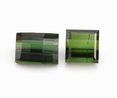 26811857a - Lot 12 lose Turmaline zus. 30.70 ct, versch. Schliffformen, gute Farbe