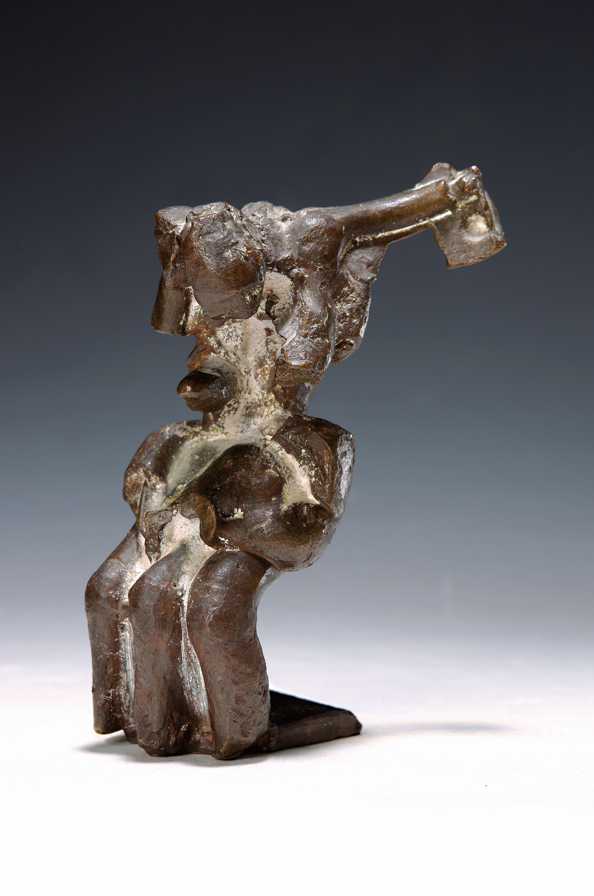 Rolf Szymanski, 1928-2013, Tag des Überflusses, Bronzestudie, unsigniert, H. ca. 15.5cm