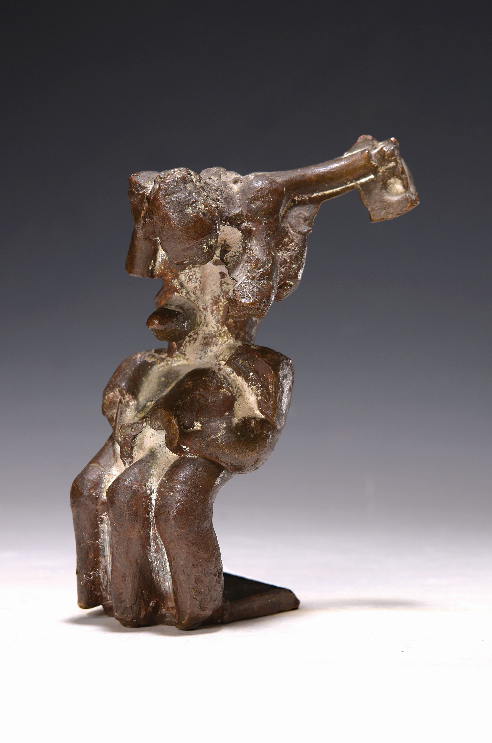 Detail k: Rolf Szymanski, 1928-2013, Tag des Überflusses, Bronzestudie, unsigniert, H. ca. 15.5cm