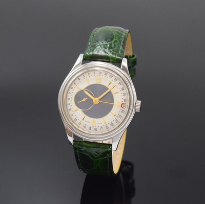 Image ORIS Herrenarmbanduhr in Edelstahl mit Zeigerdatum Referenz 7461, Schweiz um 1995, ...