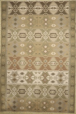 Image #"Kymo#"Kilim, India, late 20th century, wool on cotton, approx. 300 x 190 cm, ...