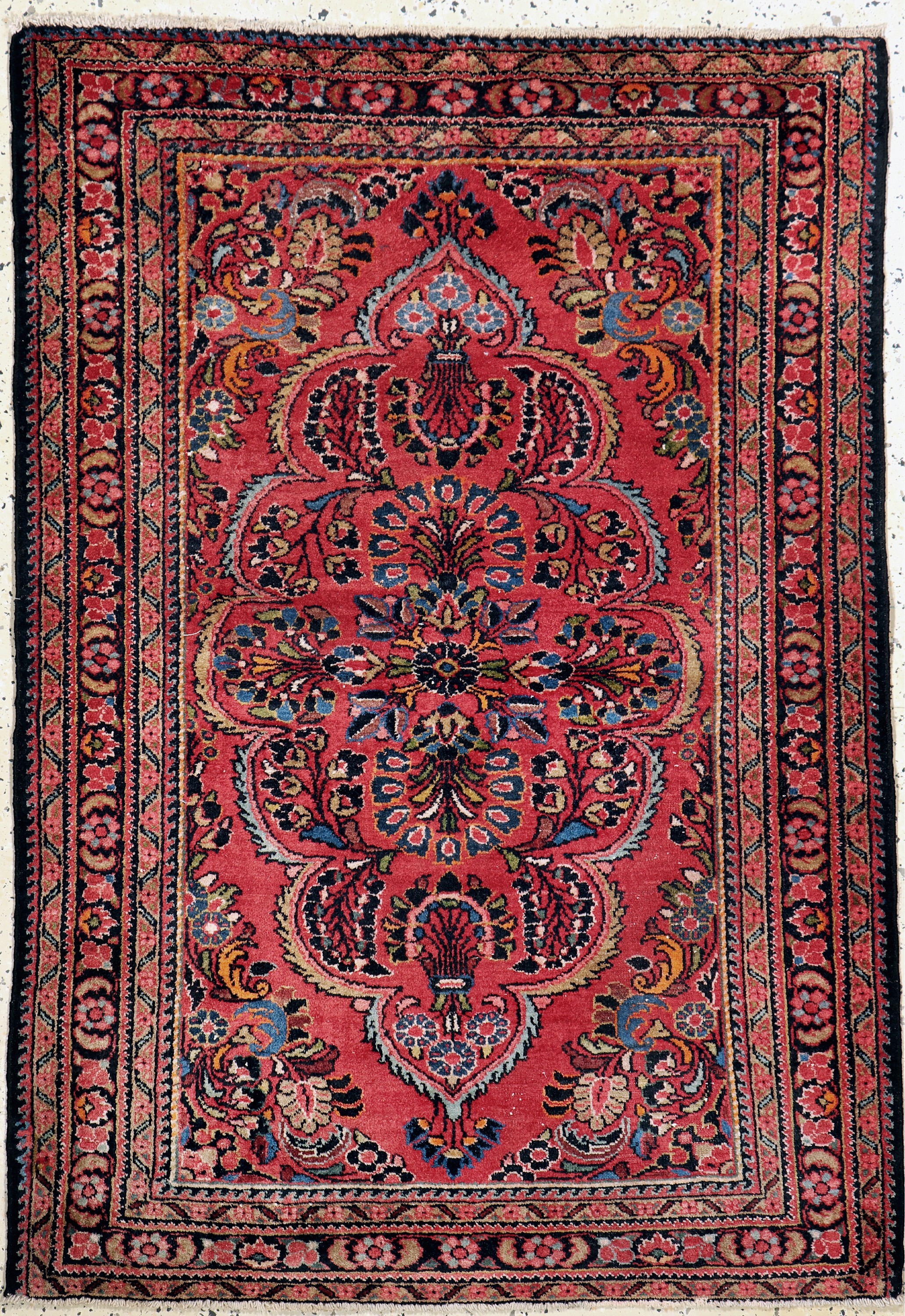 Lilian alt, Persien, Mitte 20.Jhd, Wolle auf Baumwolle, ca. 160 x 110 cm, EHZ: 2