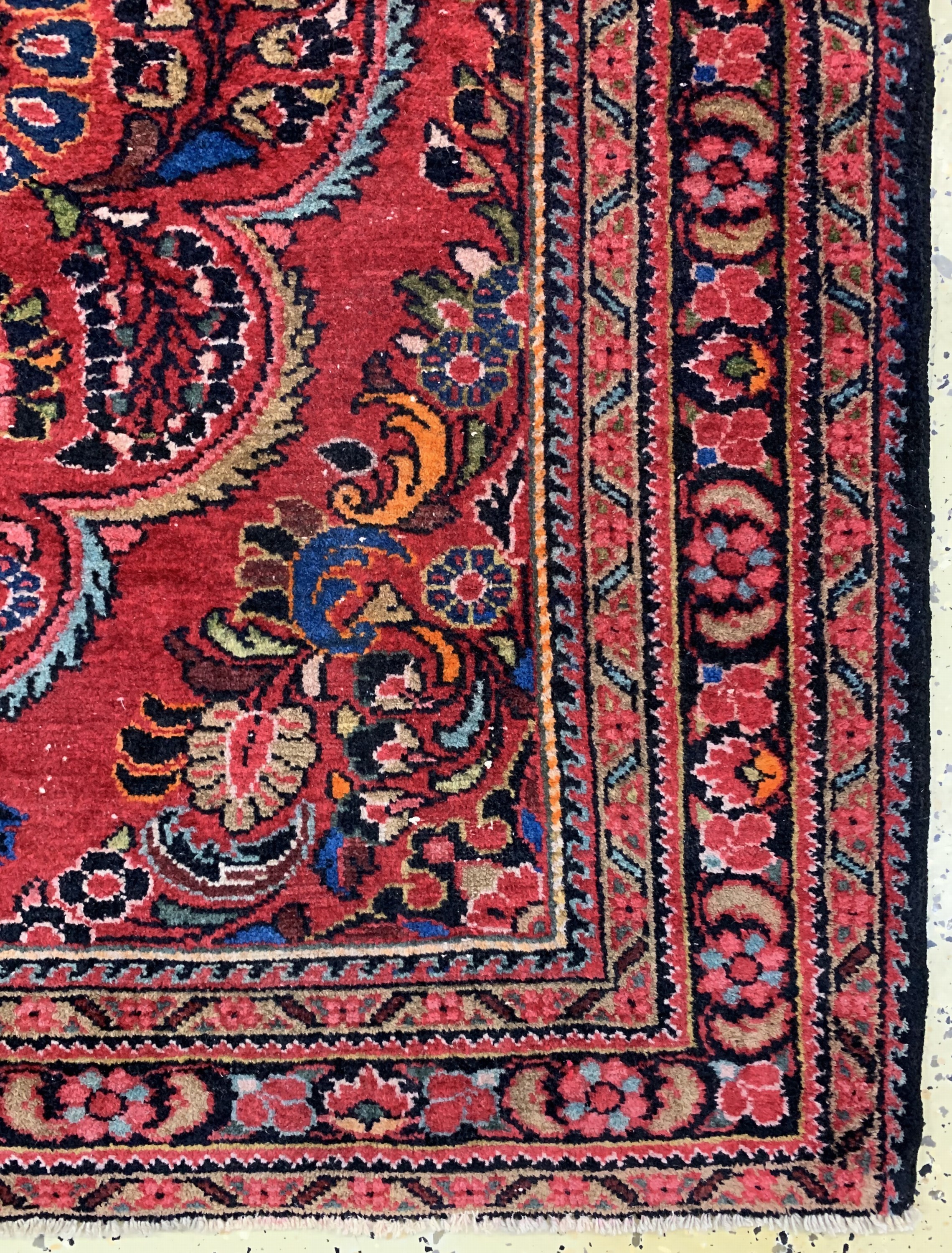 Detail a: Lilian alt, Persien, Mitte 20.Jhd, Wolle auf Baumwolle, ca. 160 x 110 cm, EHZ: 2
