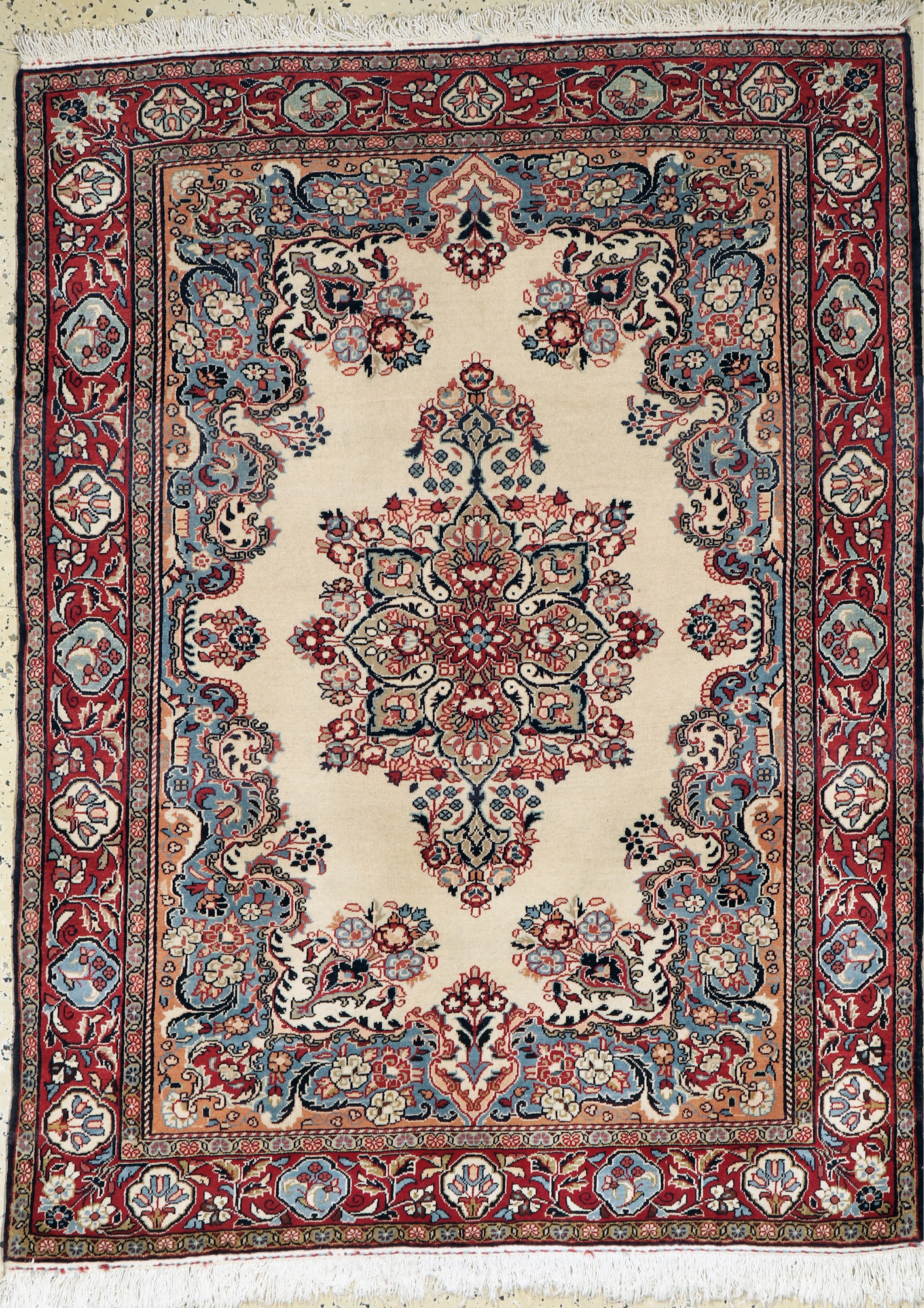 Sarogh"Ghiasabad"fein, Persien, Ende 20.Jhd, Wolle auf Baumwolle, ca. 145 x 110 cm,EHZ: 1-2