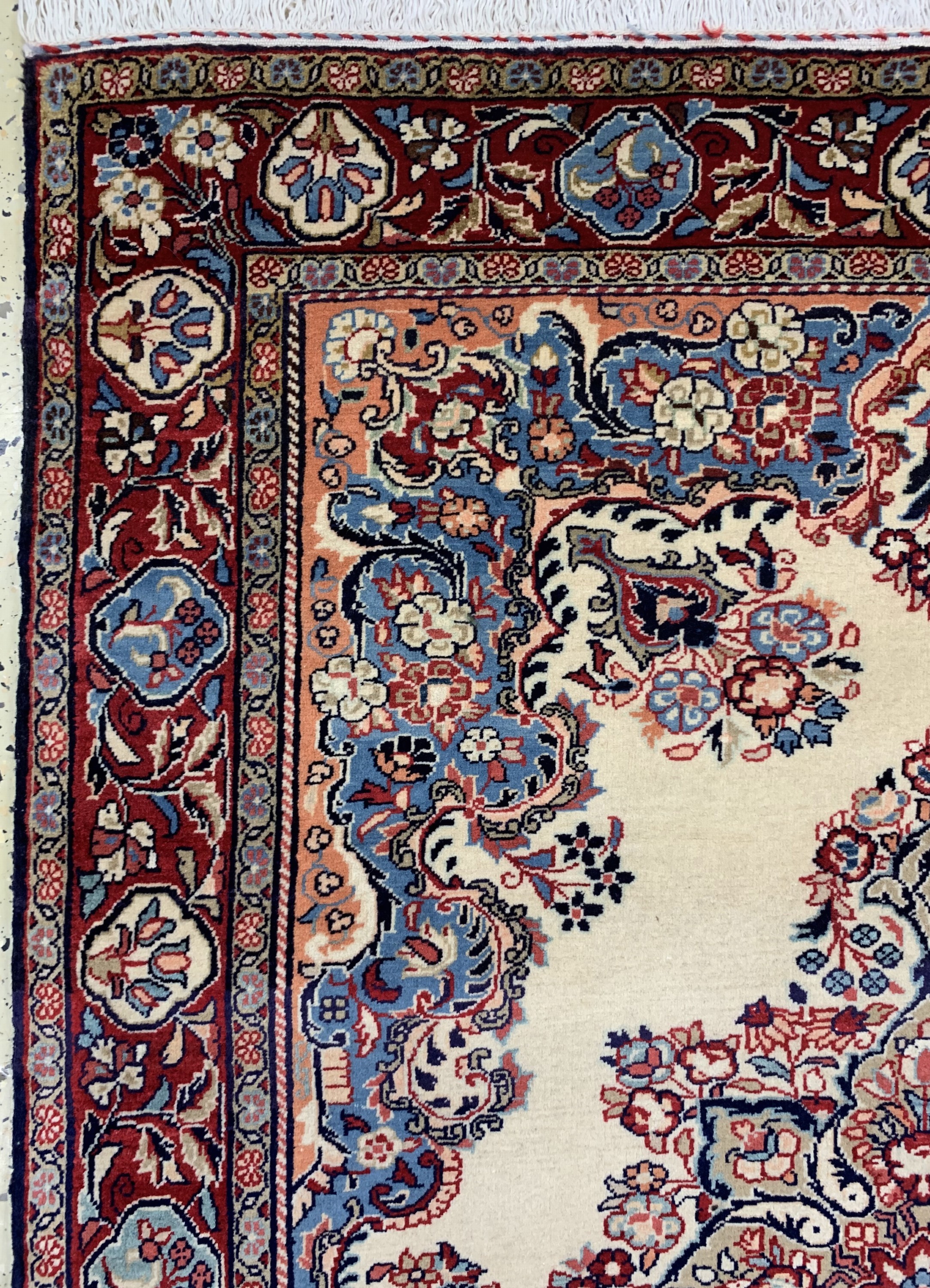 Detail c: Sarogh"Ghiasabad"fein, Persien, Ende 20.Jhd, Wolle auf Baumwolle, ca. 145 x 110 cm,EHZ: 1-2