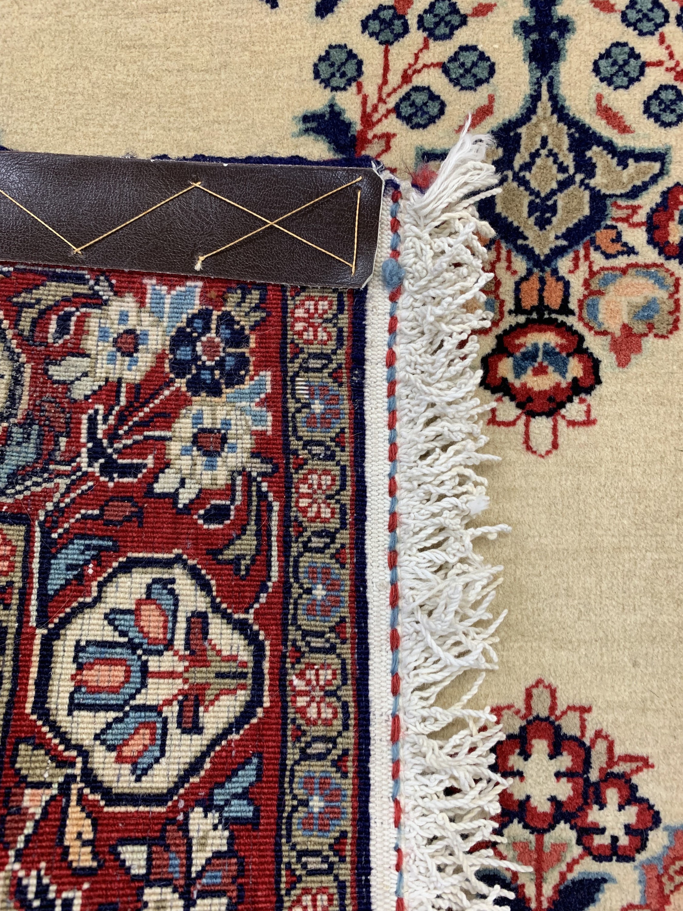 Detail f: Sarogh"Ghiasabad"fein, Persien, Ende 20.Jhd, Wolle auf Baumwolle, ca. 145 x 110 cm,EHZ: 1-2