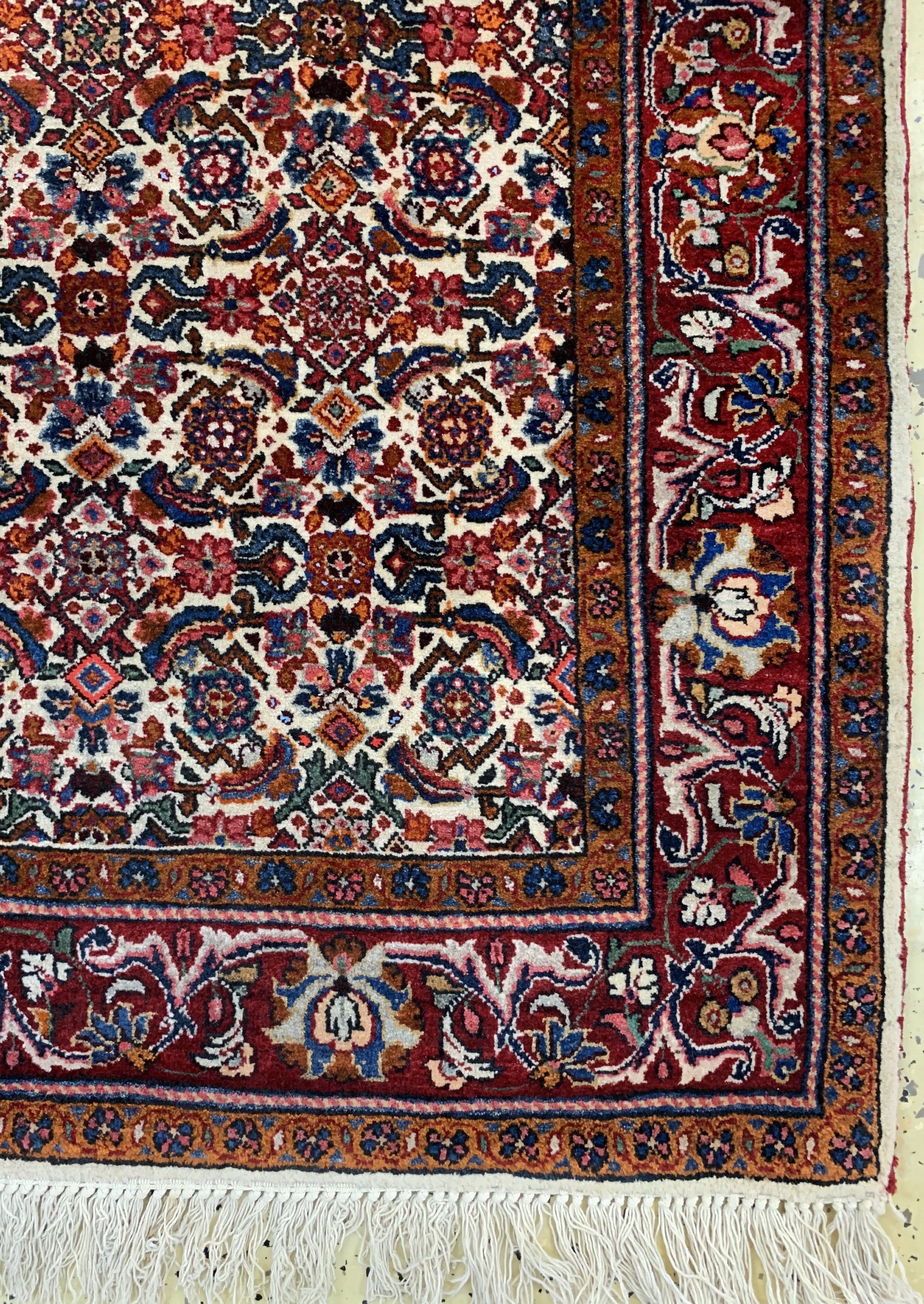 Detail a: Sarogh"Ghiasabad"fein, Persien, Mitte 20.Jhd, Wolle auf Baumwolle, ca. 150 x 111 cm,EHZ: 2