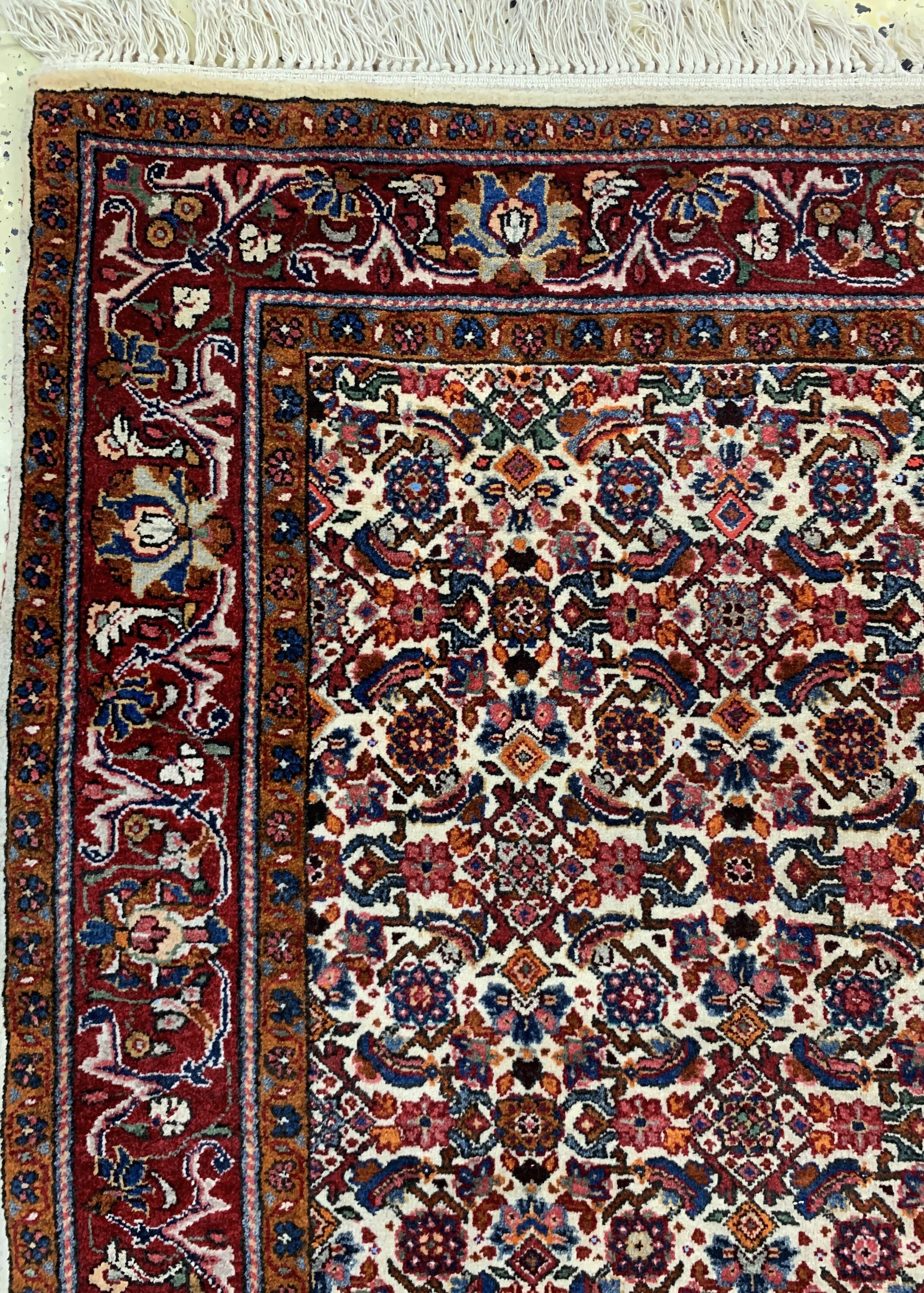 Detail c: Sarogh"Ghiasabad"fein, Persien, Mitte 20.Jhd, Wolle auf Baumwolle, ca. 150 x 111 cm,EHZ: 2