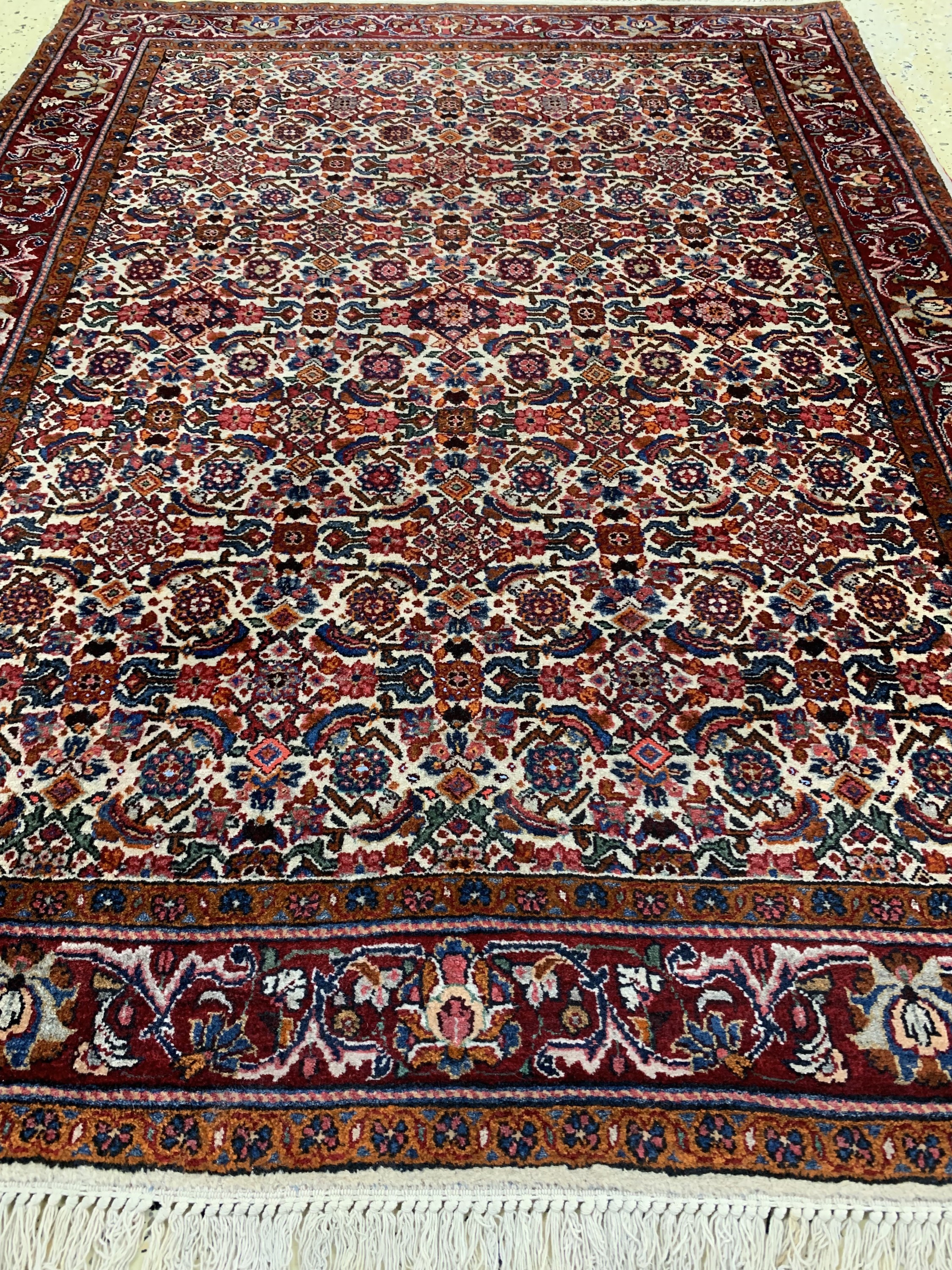 Detail e: Sarogh"Ghiasabad"fein, Persien, Mitte 20.Jhd, Wolle auf Baumwolle, ca. 150 x 111 cm,EHZ: 2
