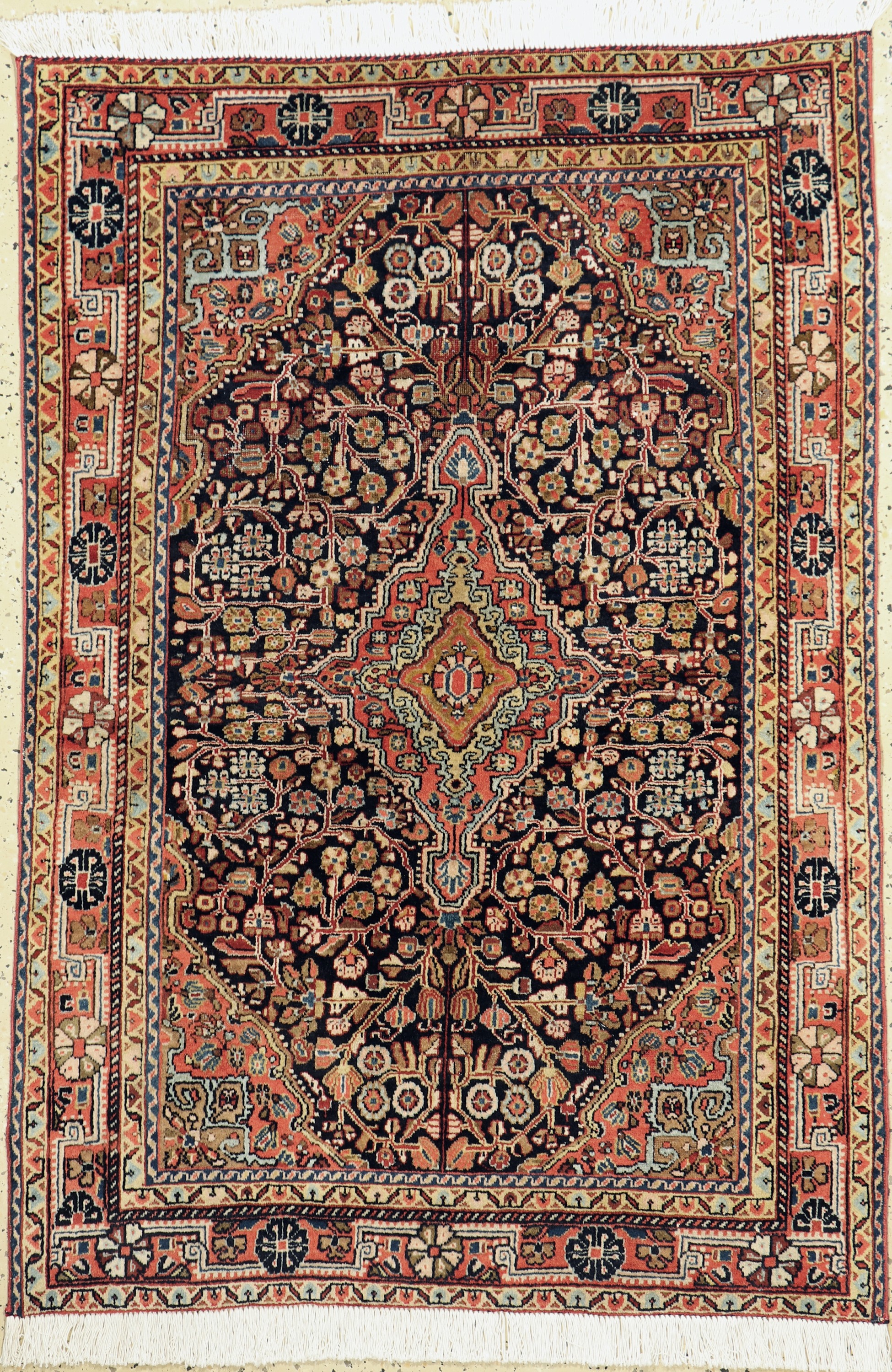 Djosan alt, Persien, Mitte 20.Jhd, Wolle auf Baumwolle, ca. 153 x 106 cm, EHZ: 2, (Fransen erneuert)