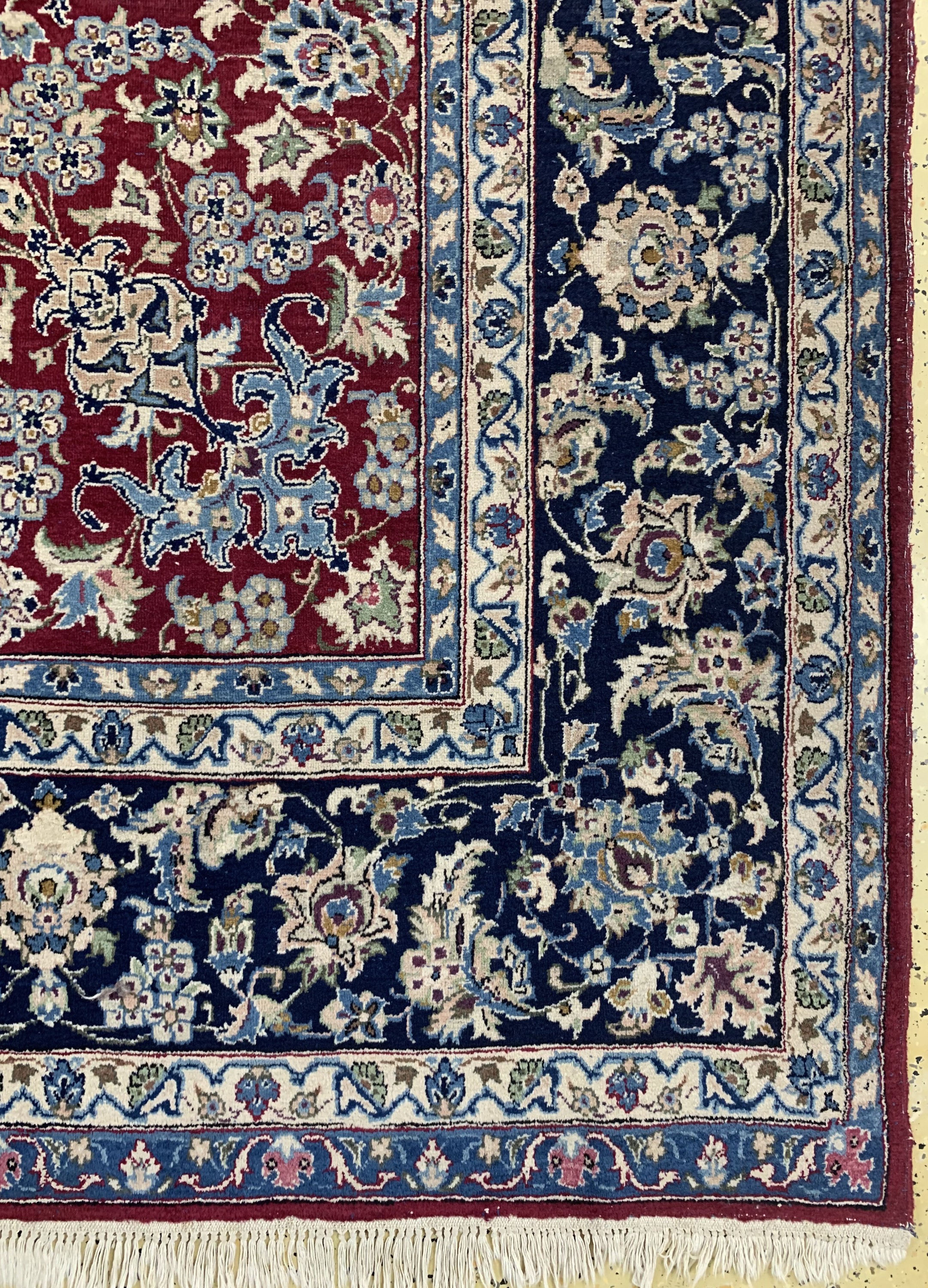 Detail a: Najafabad"Aala Baft"signiert, Persien, Mitte 20.Jhd, Wolle auf Baumwolle, ca. 370 x 255 cm, EHZ: 2