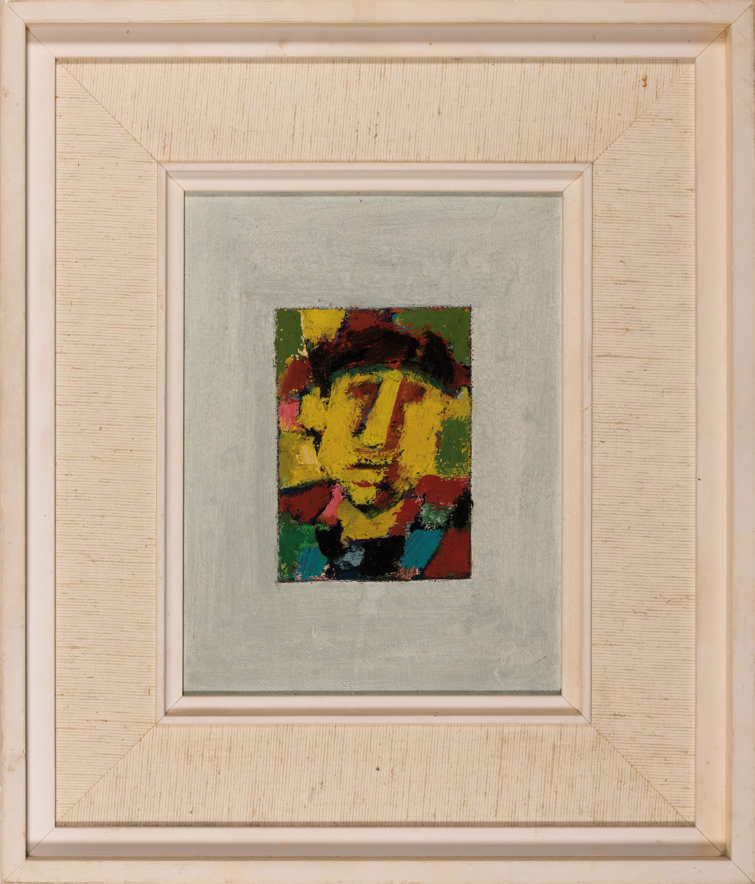 Detail l: Walter Klose, 1921 Jägerndorf-2003 München, 2 Porträts, Frauenbildnis von 1959, verso signiert, Öl/Platte, 17,5x12,5 cm, Rahmen 30x26 cm; ...