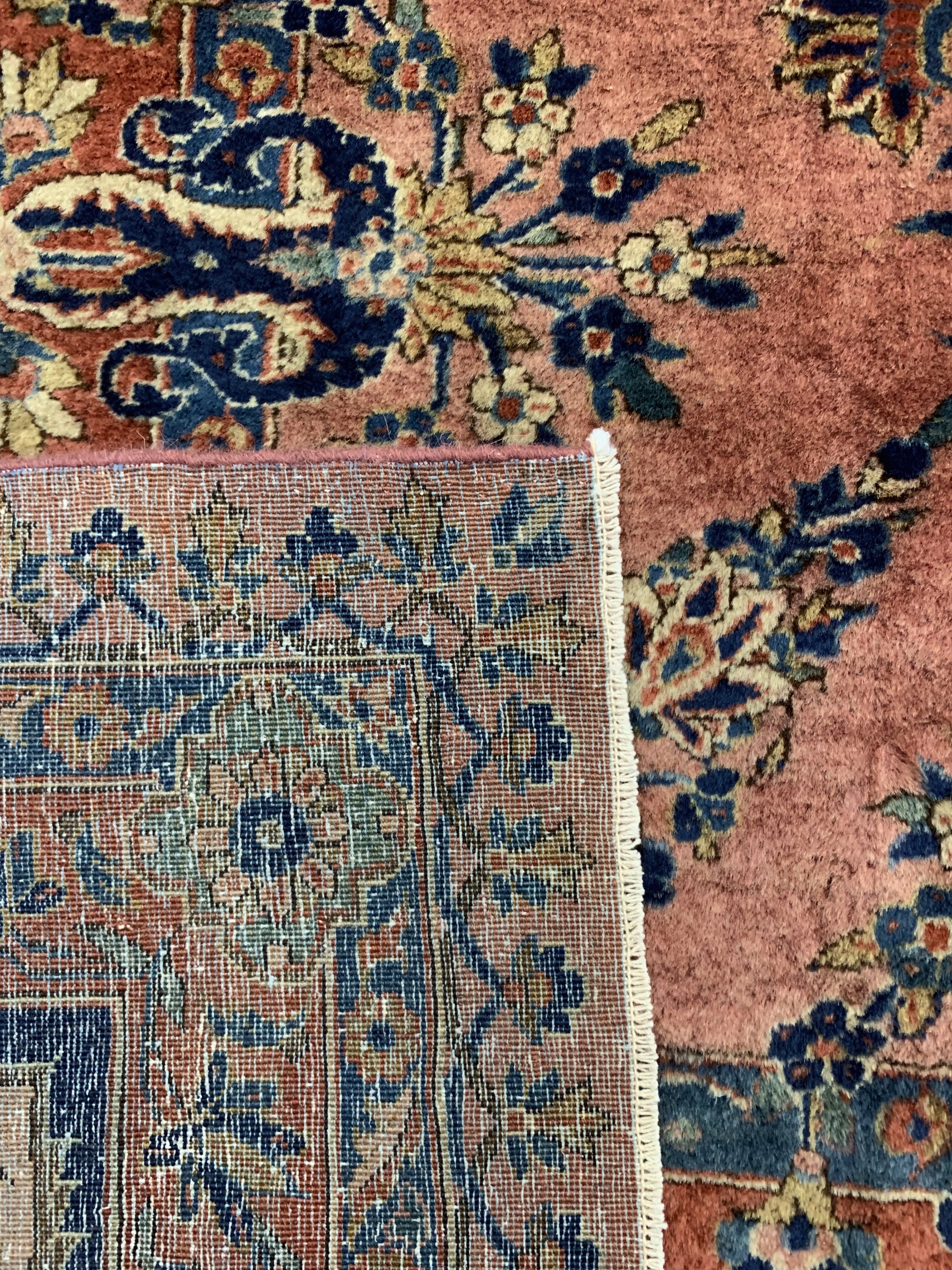 Detail h: US-Re Import Keschan, Persien, um 1900, Manchester Korkwolle, ca. 395 x 308 cm, EHZ: 2