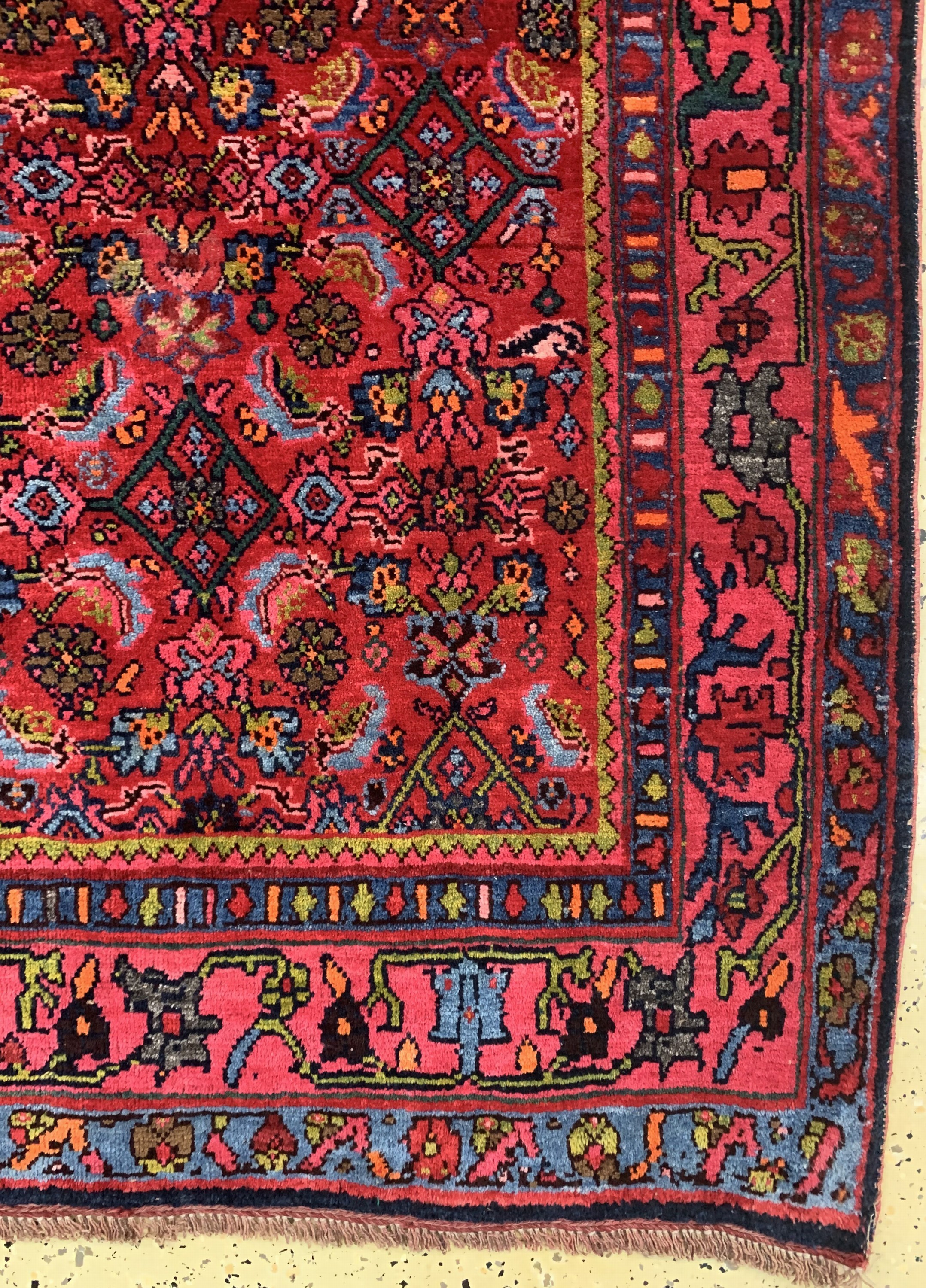 Detail a: Bidjar alt, Persien, um 1930, Wolle auf Wolle, ca. 209 x 135 cm, EHZ: 2