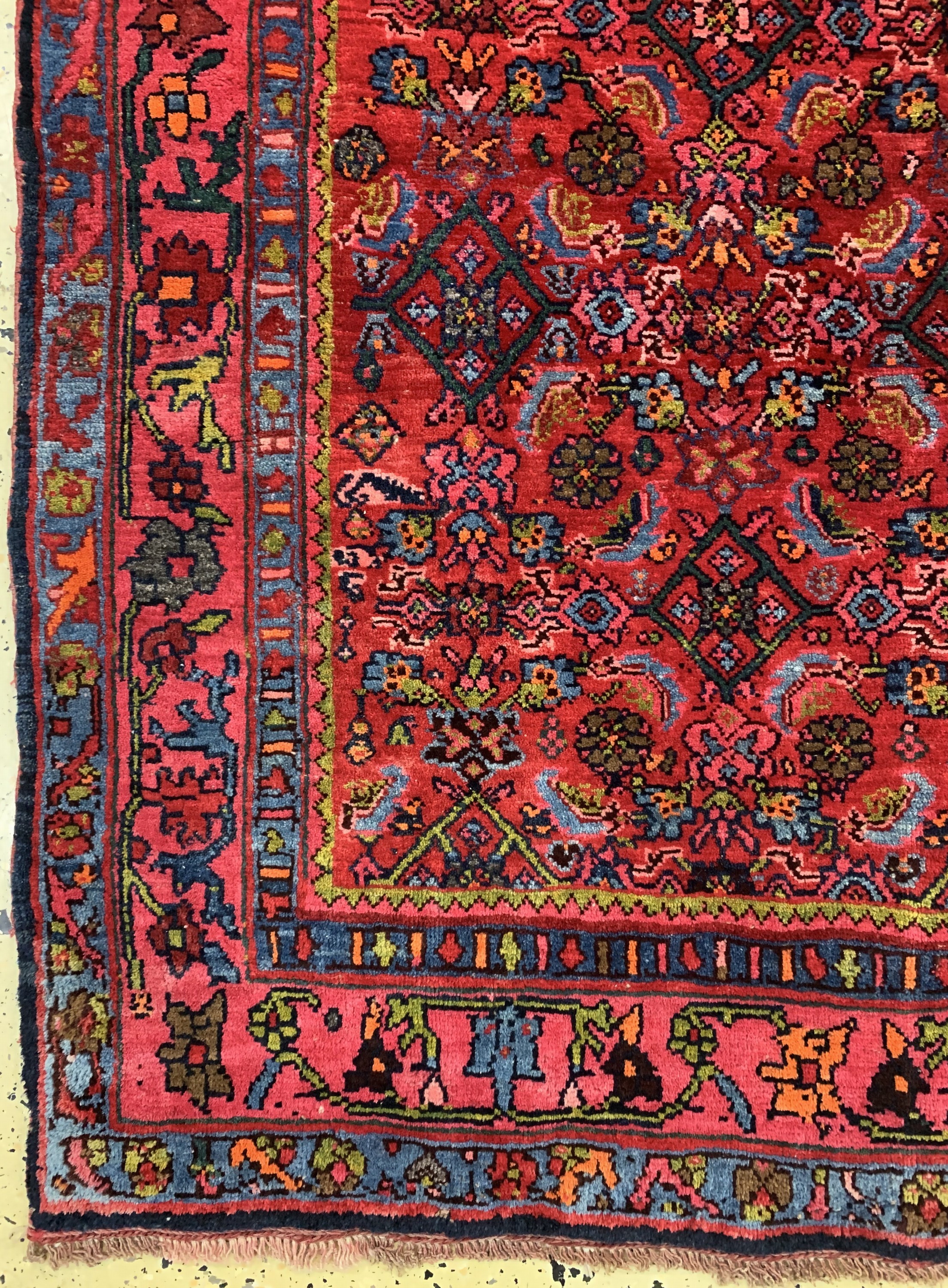 Detail b: Bidjar alt, Persien, um 1930, Wolle auf Wolle, ca. 209 x 135 cm, EHZ: 2