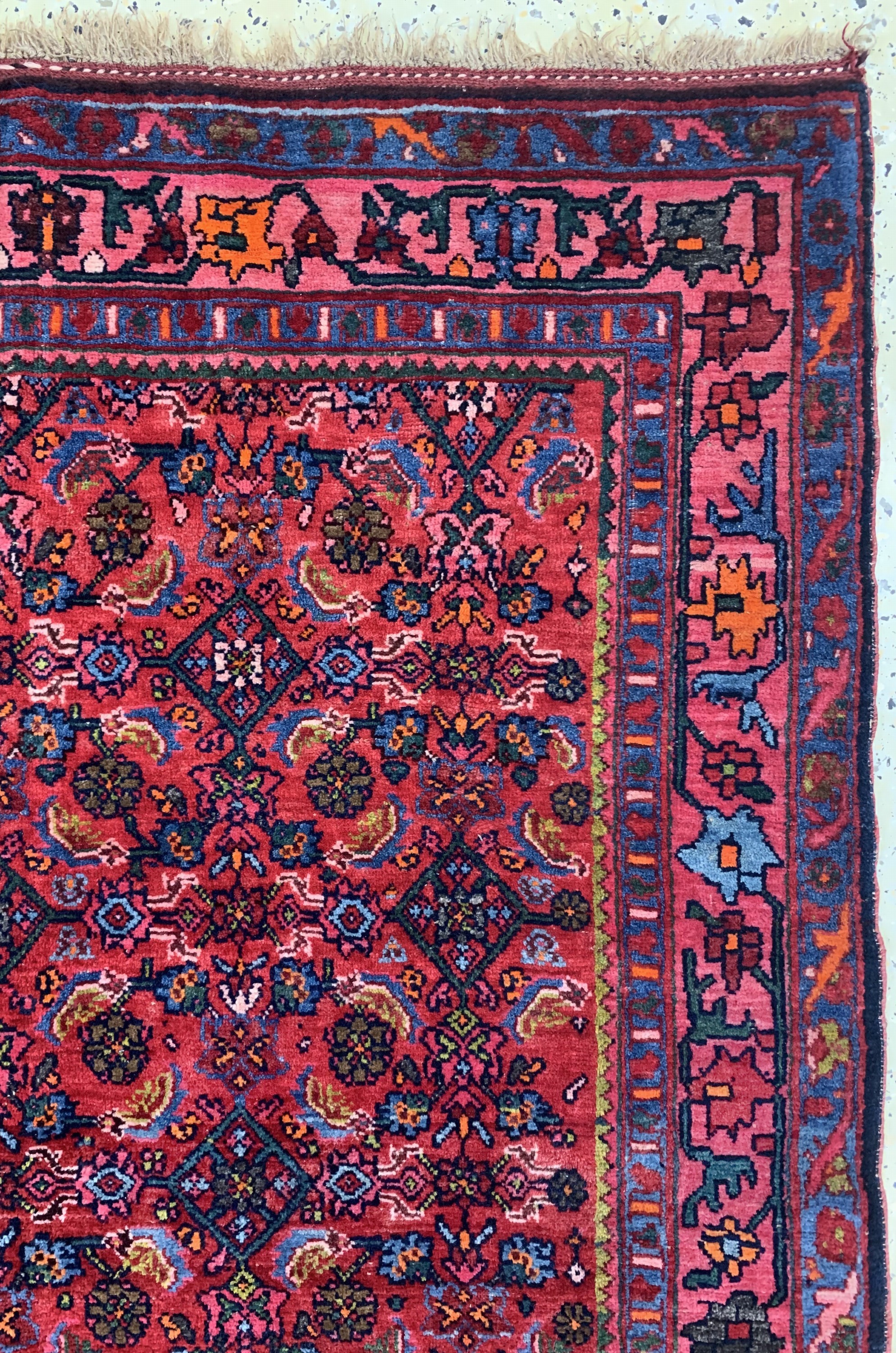 Detail d: Bidjar alt, Persien, um 1930, Wolle auf Wolle, ca. 209 x 135 cm, EHZ: 2