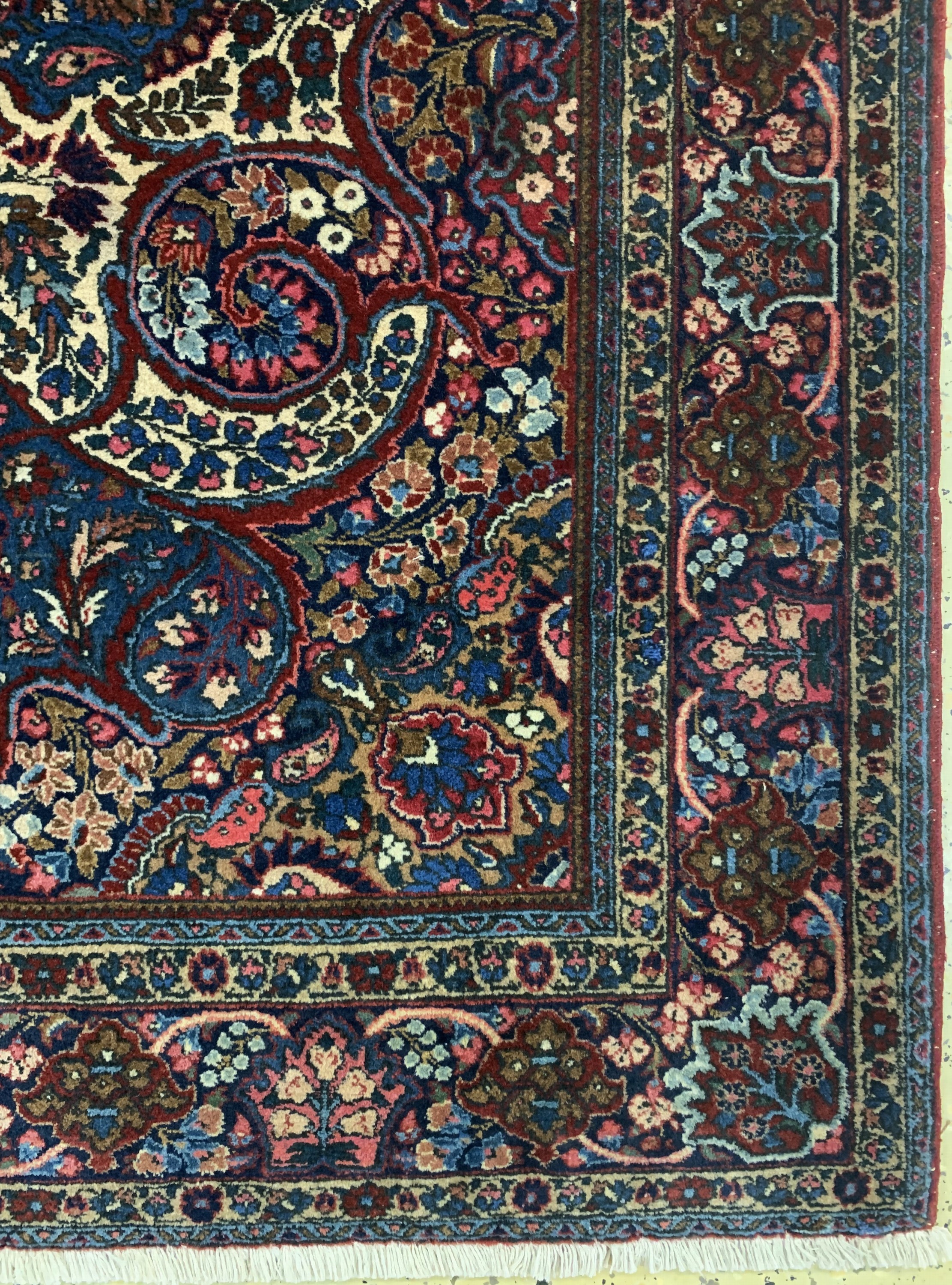 Detail a: Bachtiar, Persien, um 1940, Wolle auf Baumwolle, ca. 197 x 141 cm, EHZ: 2