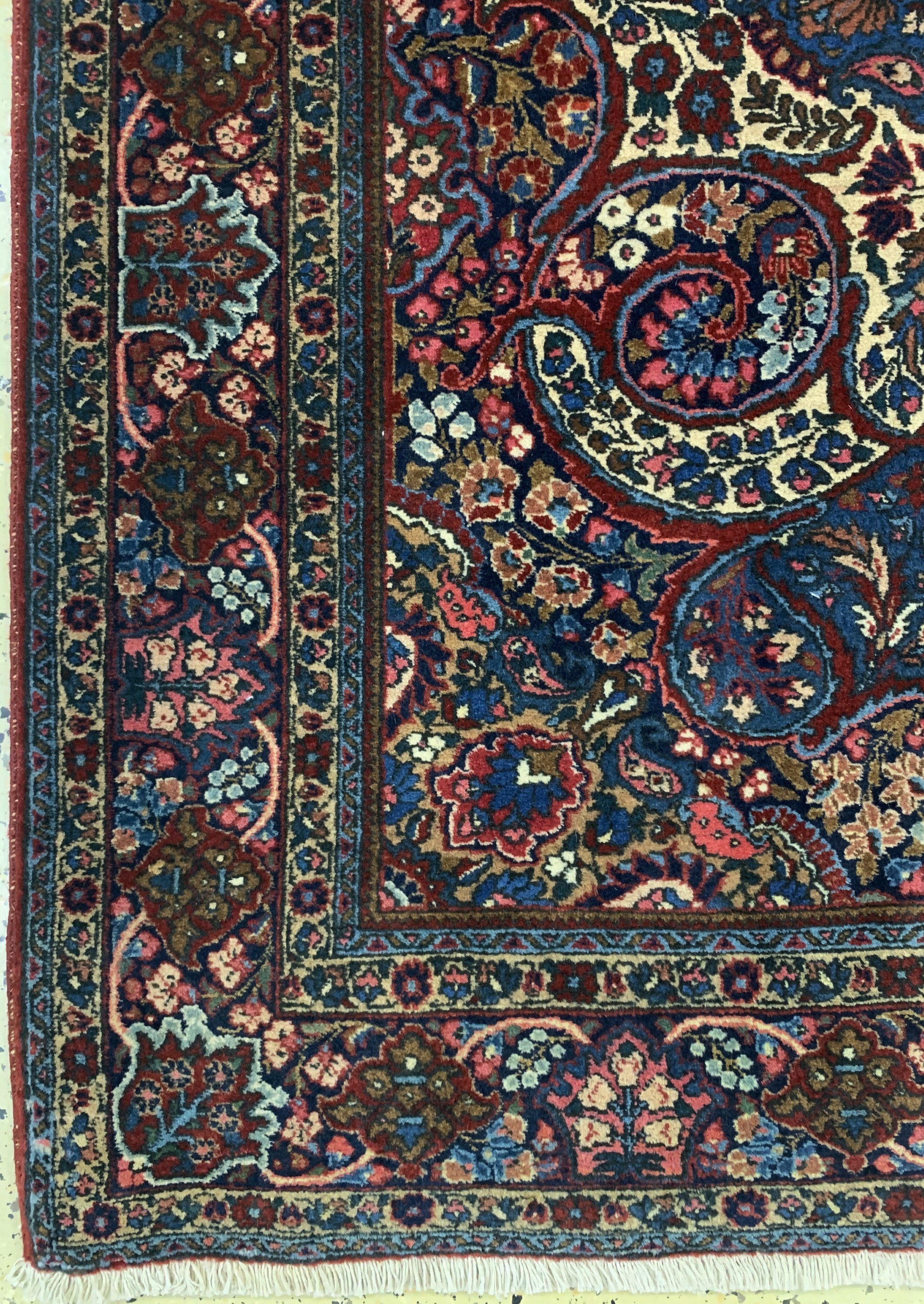 Detail b: Bachtiar, Persien, um 1940, Wolle auf Baumwolle, ca. 197 x 141 cm, EHZ: 2