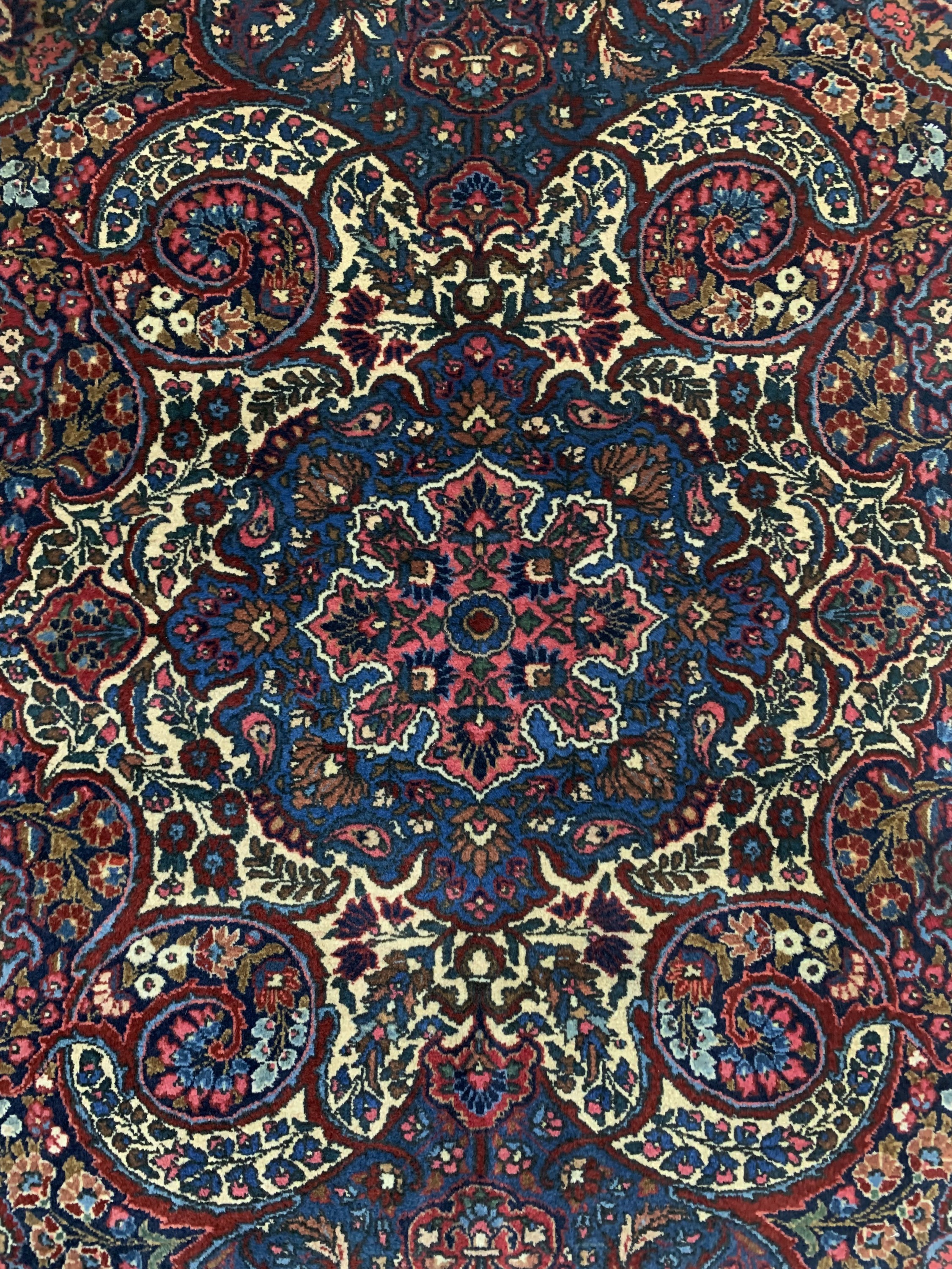 Detail c: Bachtiar, Persien, um 1940, Wolle auf Baumwolle, ca. 197 x 141 cm, EHZ: 2