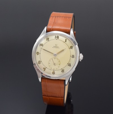 Image OMEGA Herrenarmbanduhr mit Hammerautomatik Referenz 2374/3, Schweiz um 1947, Automatik, ...