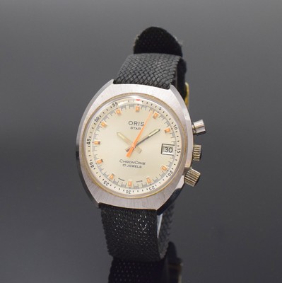 Image ORIS Star ChronOris seltene Herrenarmbanduhr mit Chronograph, Schweiz um 1970, ...