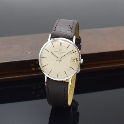 Image ETERNA-MATIC 3000 rare 18k white gold gents wristwatch, Switzerland around 1965, self ...