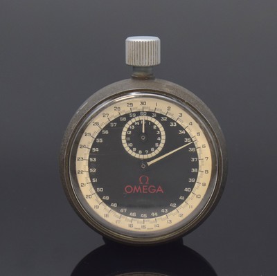 Image OMEGA stop watch, Switzerland around 1965, manual winding, unsigned metal case with ...