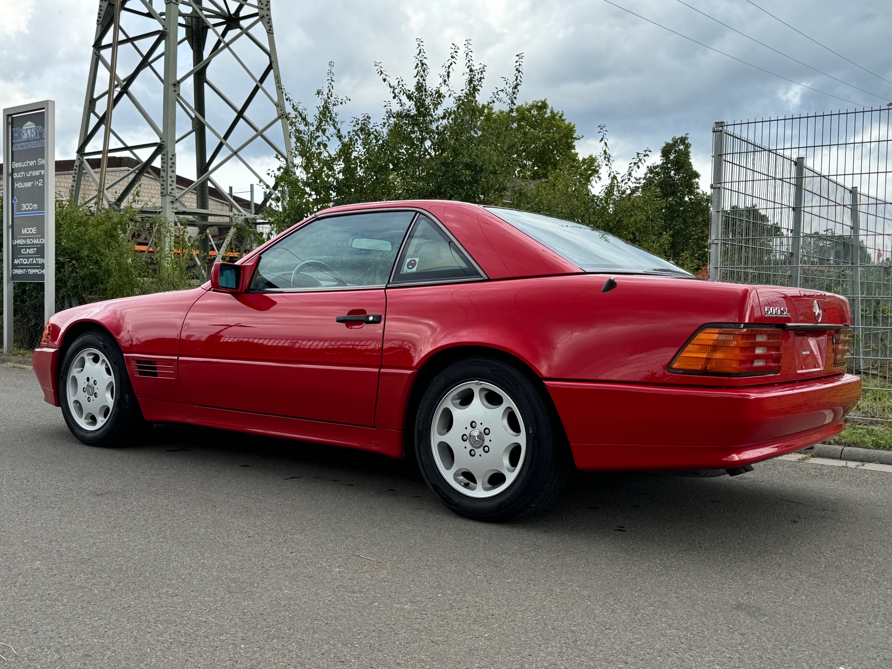 Detail d: Mercedes-Benz SL 500 R129, Fahrgestellnummer: WDBFA66E4MF017575, EZ 07/1991, HU bis 09/2025 Laufleistung ca. 48.778 miles abgelesen, 240 kW/326 PS, ...