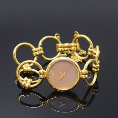 Image BAUME & MERCIER unusual 18k yellow gold ladies wristwatch, Switzerland around 1970, ...