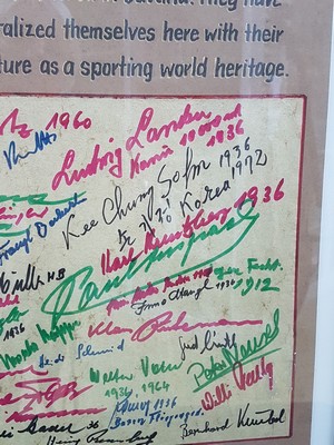 26817190d - Autographensammlung Olympischer Goldmedaillen-Gewinner 1912-1960, entstanden da das ...