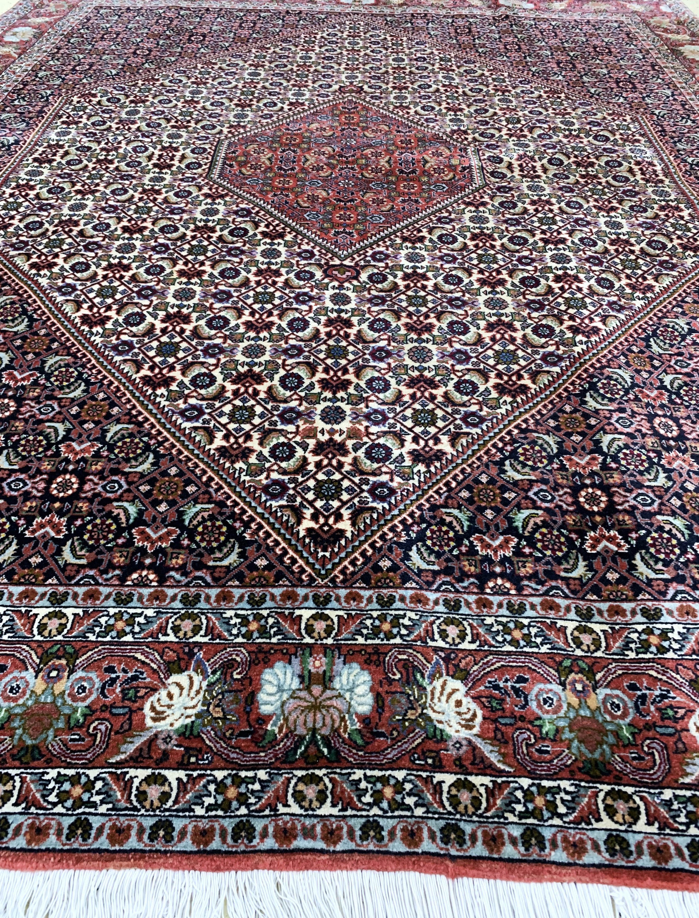 Detail f: Bidjar Kork fein, Persien, Ende 20.Jhd, Korkwolle auf Baumwolle, ca. 252 x 202 cm, gereinigt, EHZ: 1-2