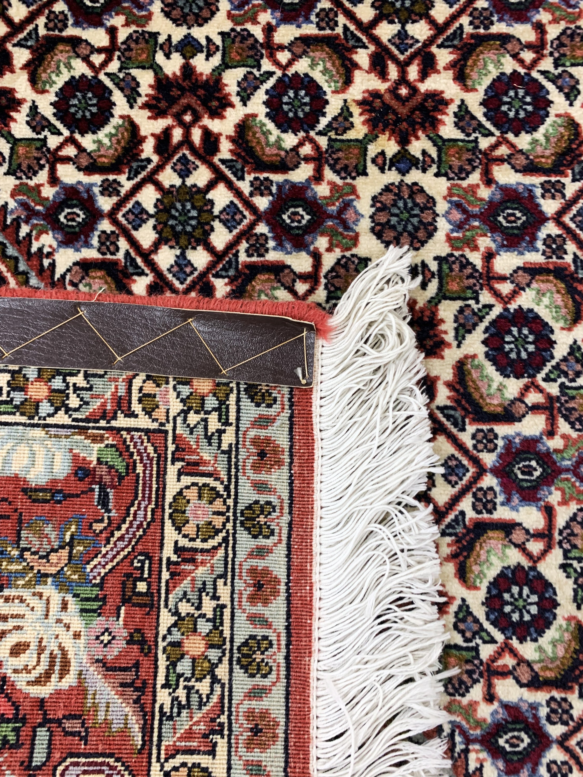 Detail g: Bidjar Kork fein, Persien, Ende 20.Jhd, Korkwolle auf Baumwolle, ca. 252 x 202 cm, gereinigt, EHZ: 1-2