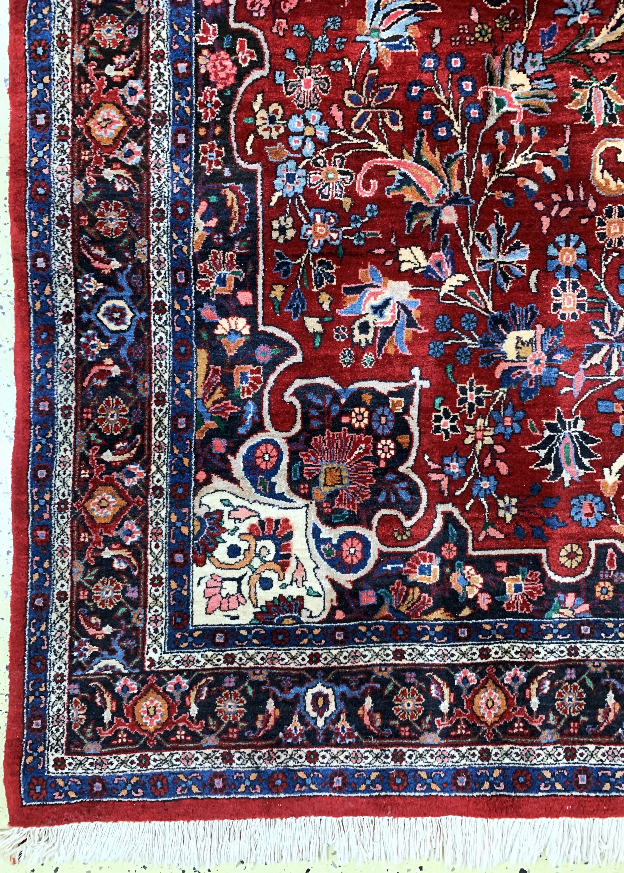 Detail b: Bidjar alt, Persien, Mitte 20.Jhd, Wolle auf Baumwolle, ca. 328 x 223 cm, EHZ: 2