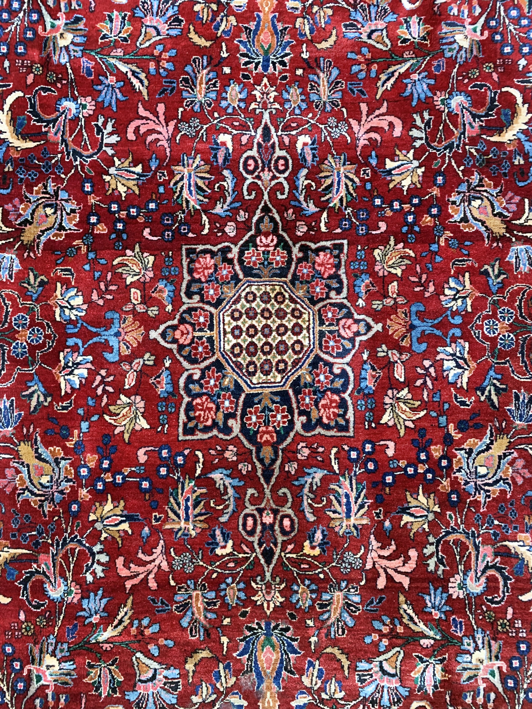 Detail c: Bidjar alt, Persien, Mitte 20.Jhd, Wolle auf Baumwolle, ca. 328 x 223 cm, EHZ: 2