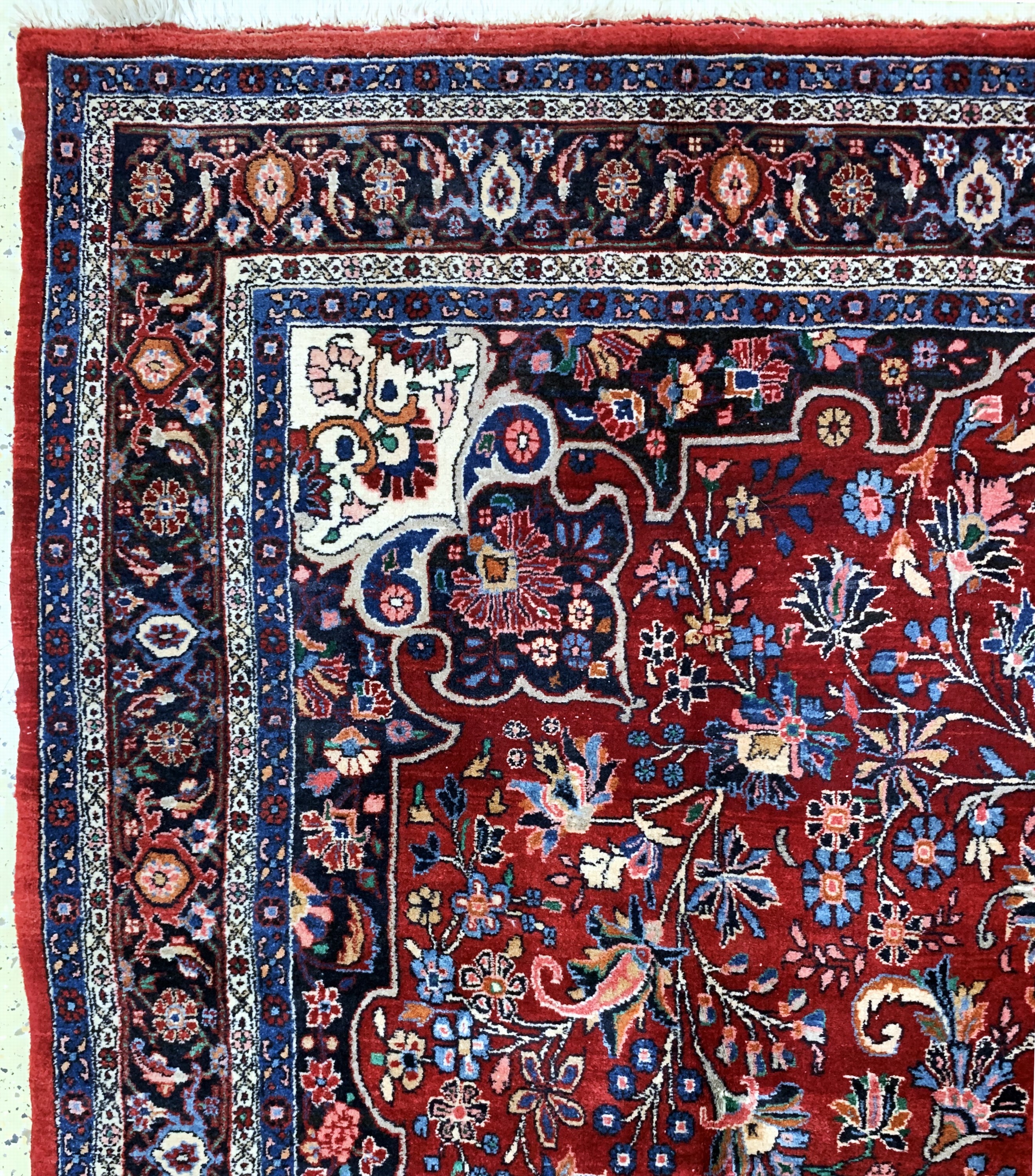 Detail d: Bidjar alt, Persien, Mitte 20.Jhd, Wolle auf Baumwolle, ca. 328 x 223 cm, EHZ: 2