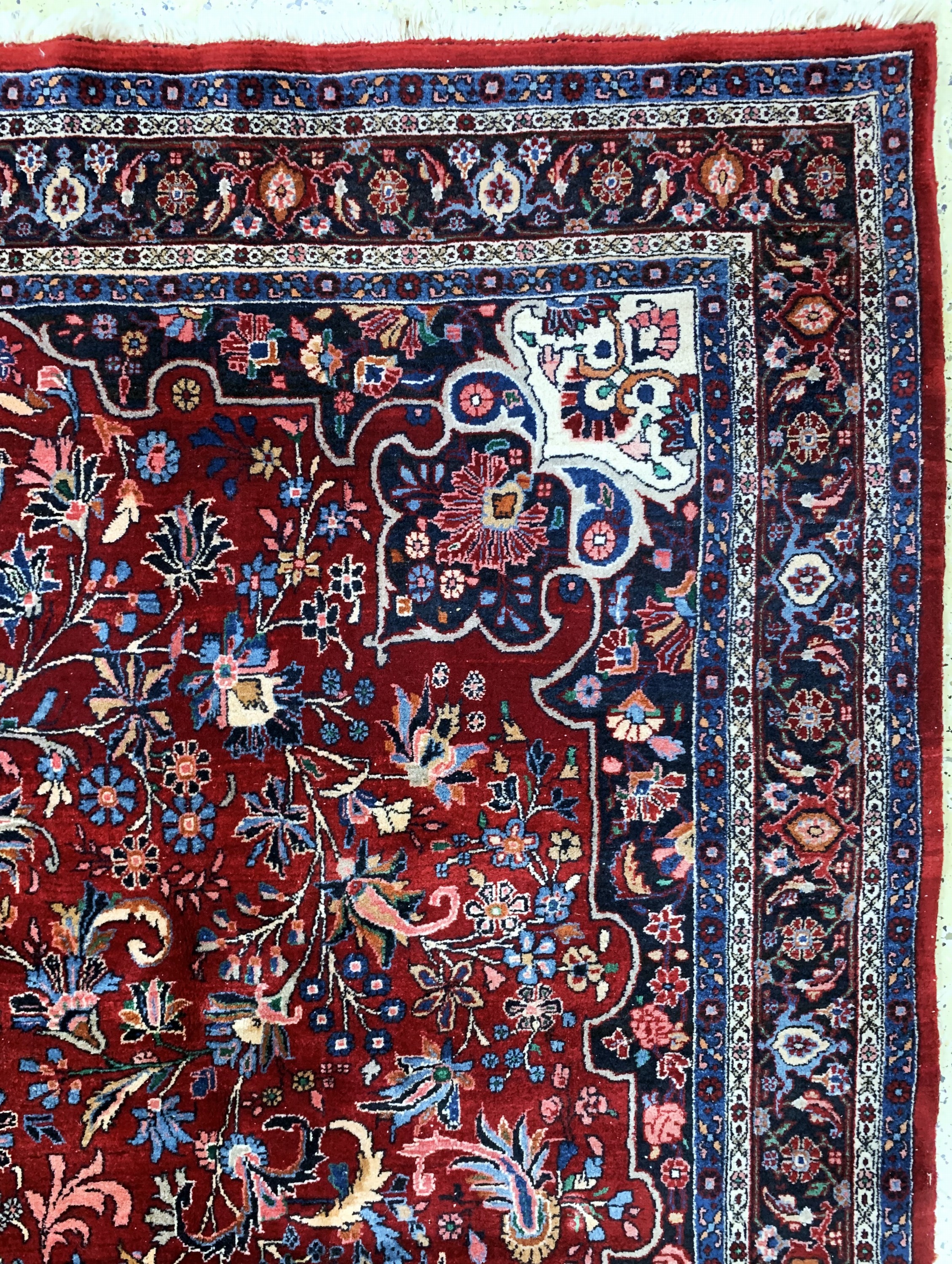 Detail e: Bidjar alt, Persien, Mitte 20.Jhd, Wolle auf Baumwolle, ca. 328 x 223 cm, EHZ: 2