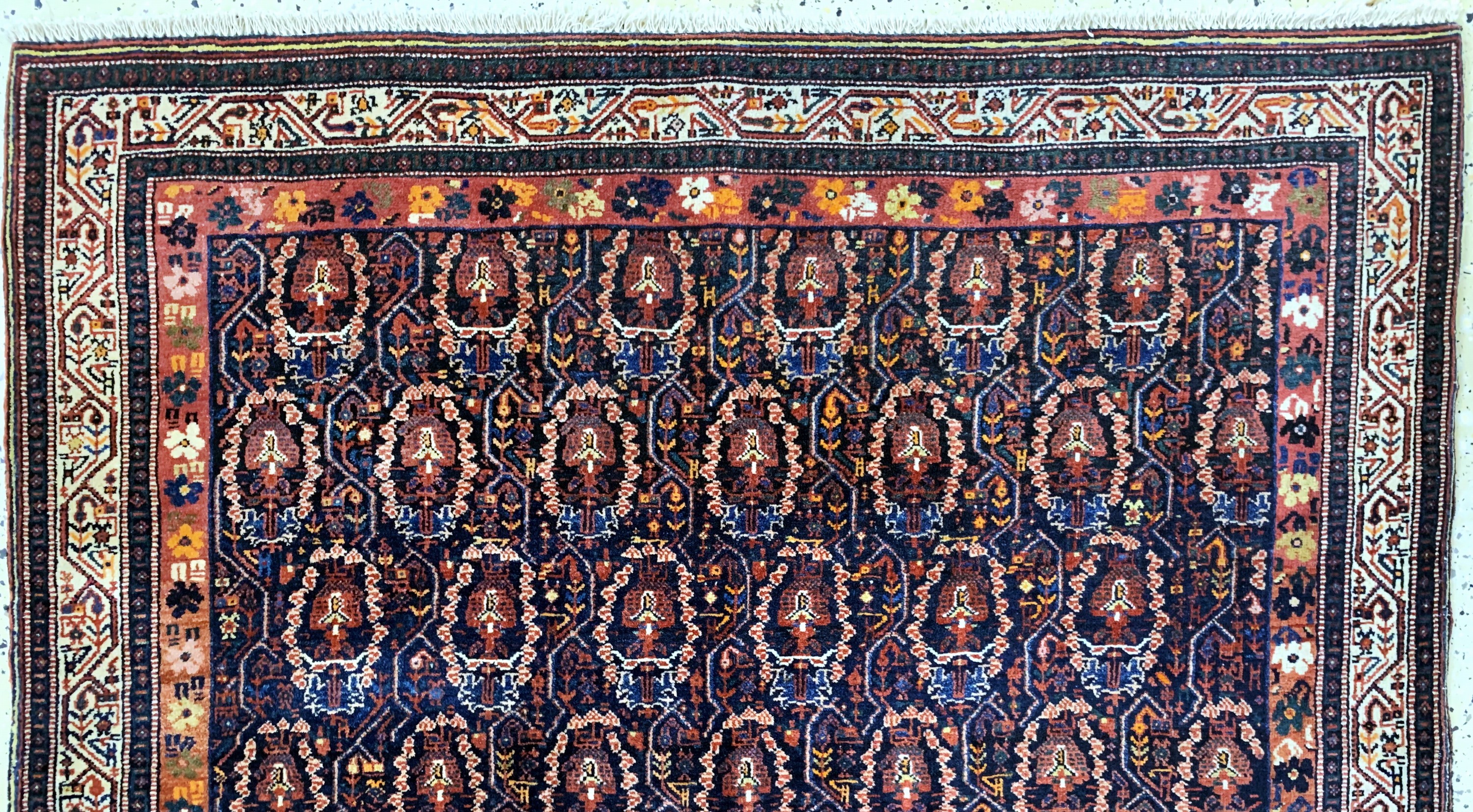 Detail a: Serabend, Persien, Anfang 20.Jhd, Wolle aufBaumwolle, ca. 210 x 132 cm, EHZ: 2