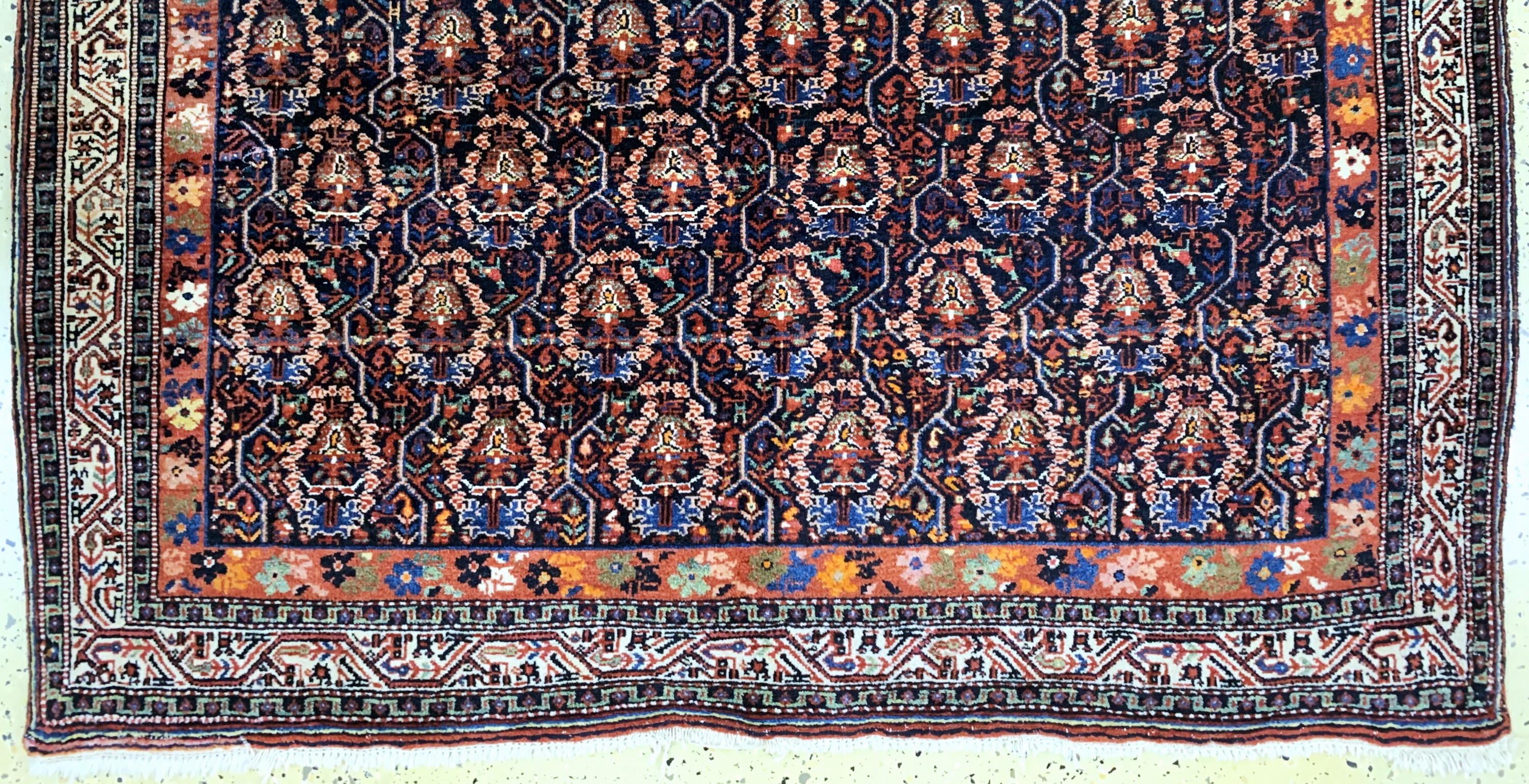 Detail c: Serabend, Persien, Anfang 20.Jhd, Wolle aufBaumwolle, ca. 210 x 132 cm, EHZ: 2