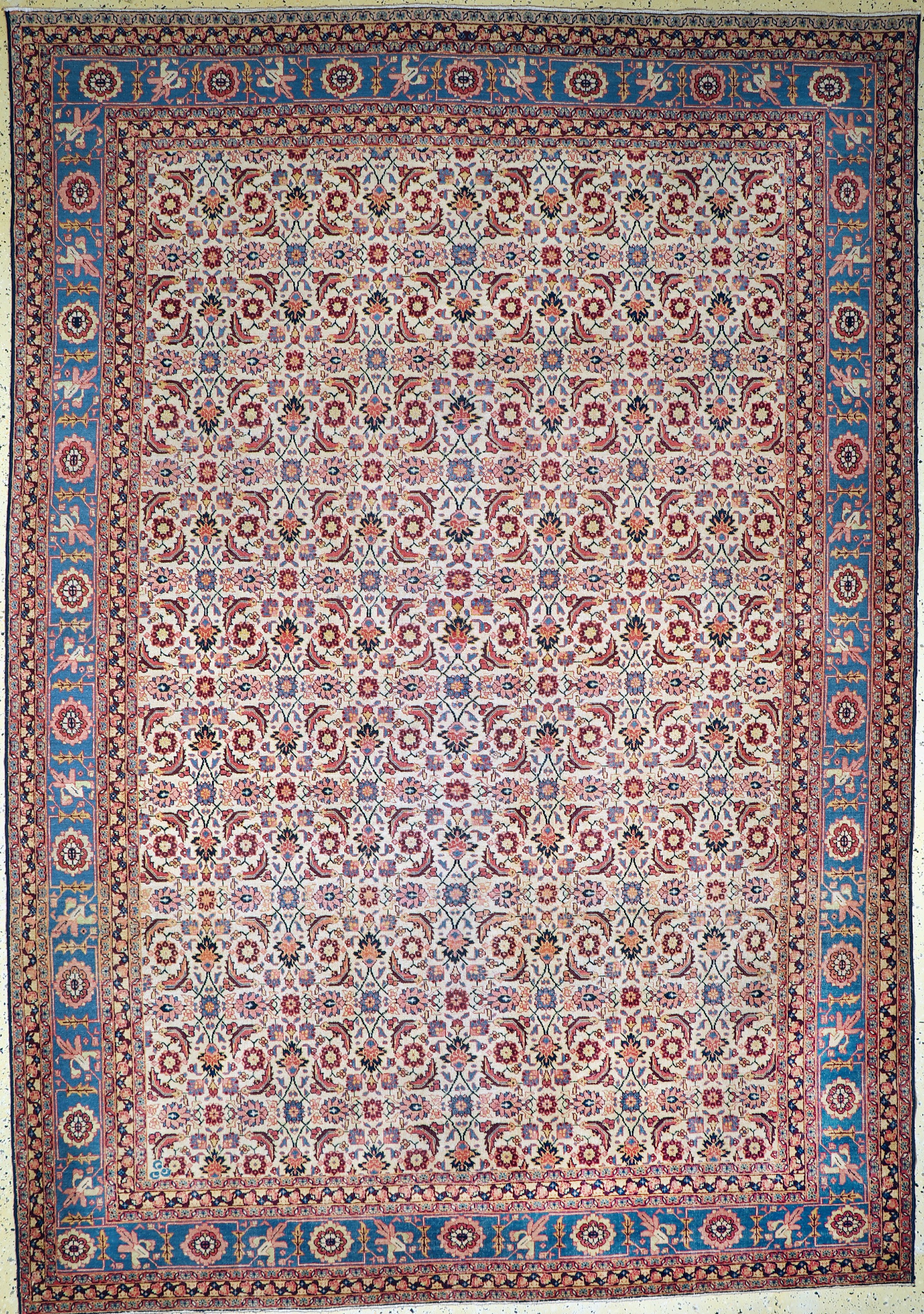 Antiker Täbriz"Petag", Persien, um 1910/1920, Wolle auf Baumwolle, ca. 346 x 242 cm, EHZ: 3