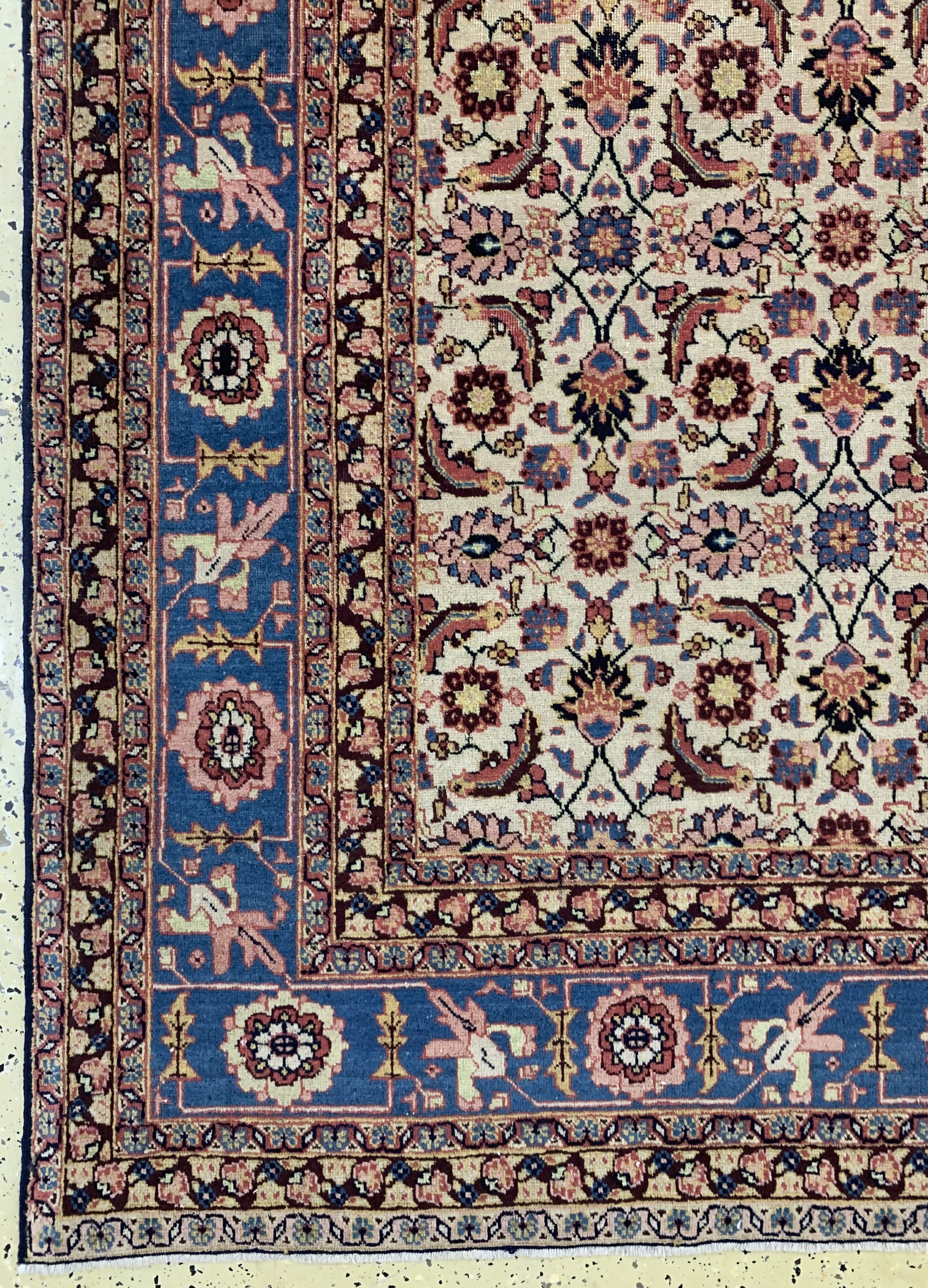 Detail b: Antiker Täbriz"Petag", Persien, um 1910/1920, Wolle auf Baumwolle, ca. 346 x 242 cm, EHZ: 3