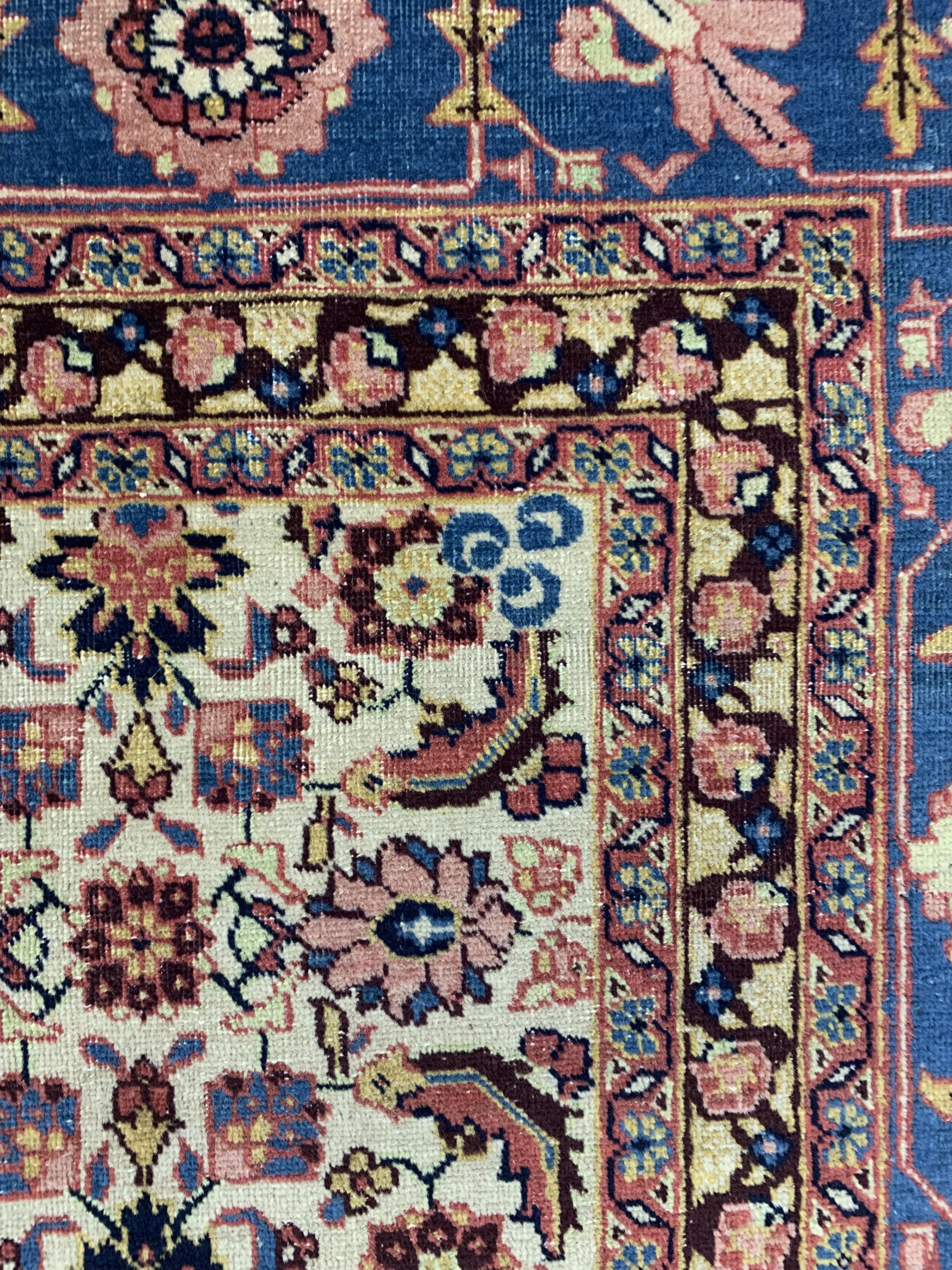 Detail f: Antiker Täbriz"Petag", Persien, um 1910/1920, Wolle auf Baumwolle, ca. 346 x 242 cm, EHZ: 3