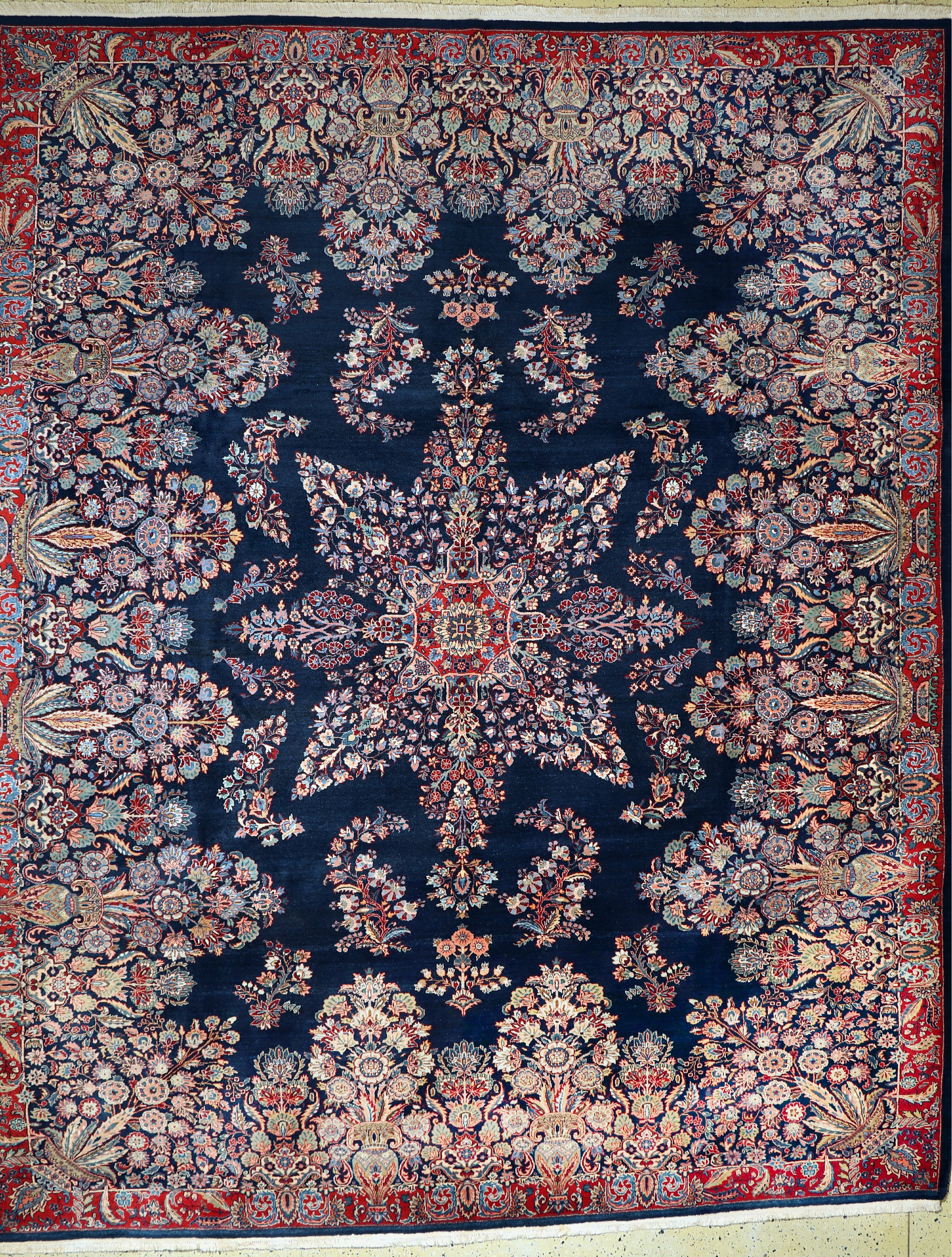 Sarogh alt, Persien, Anfang 20.Jhd, Wolle auf Baumwolle, ca. 390 x 315 cm, EHZ: 1-2