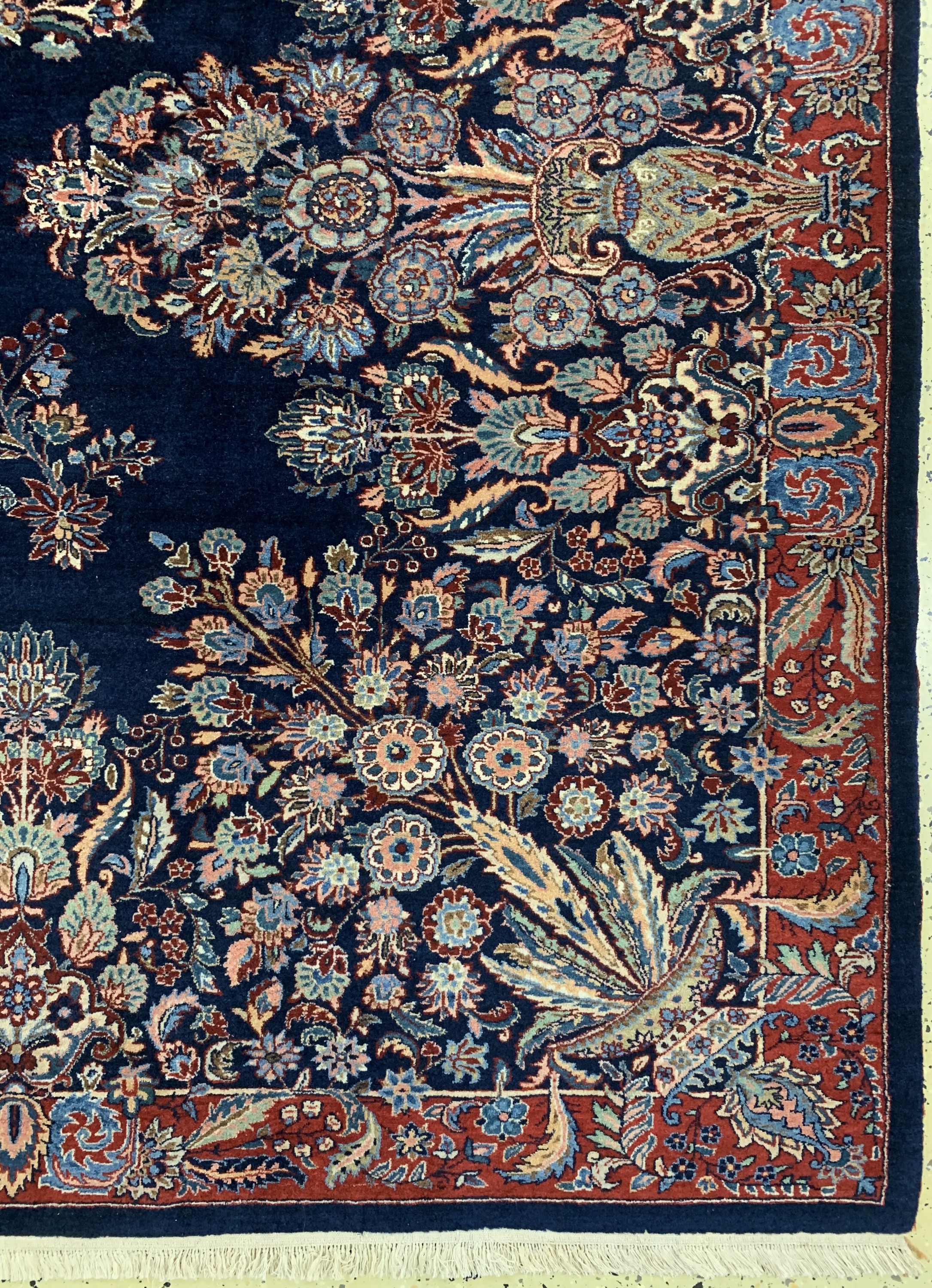Detail a: Sarogh alt, Persien, Anfang 20.Jhd, Wolle auf Baumwolle, ca. 390 x 315 cm, EHZ: 1-2